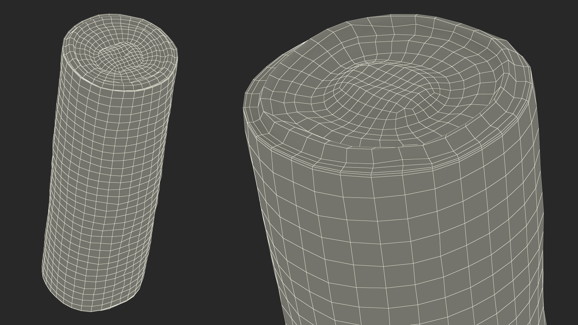 3D model Black Trash Bag Roll