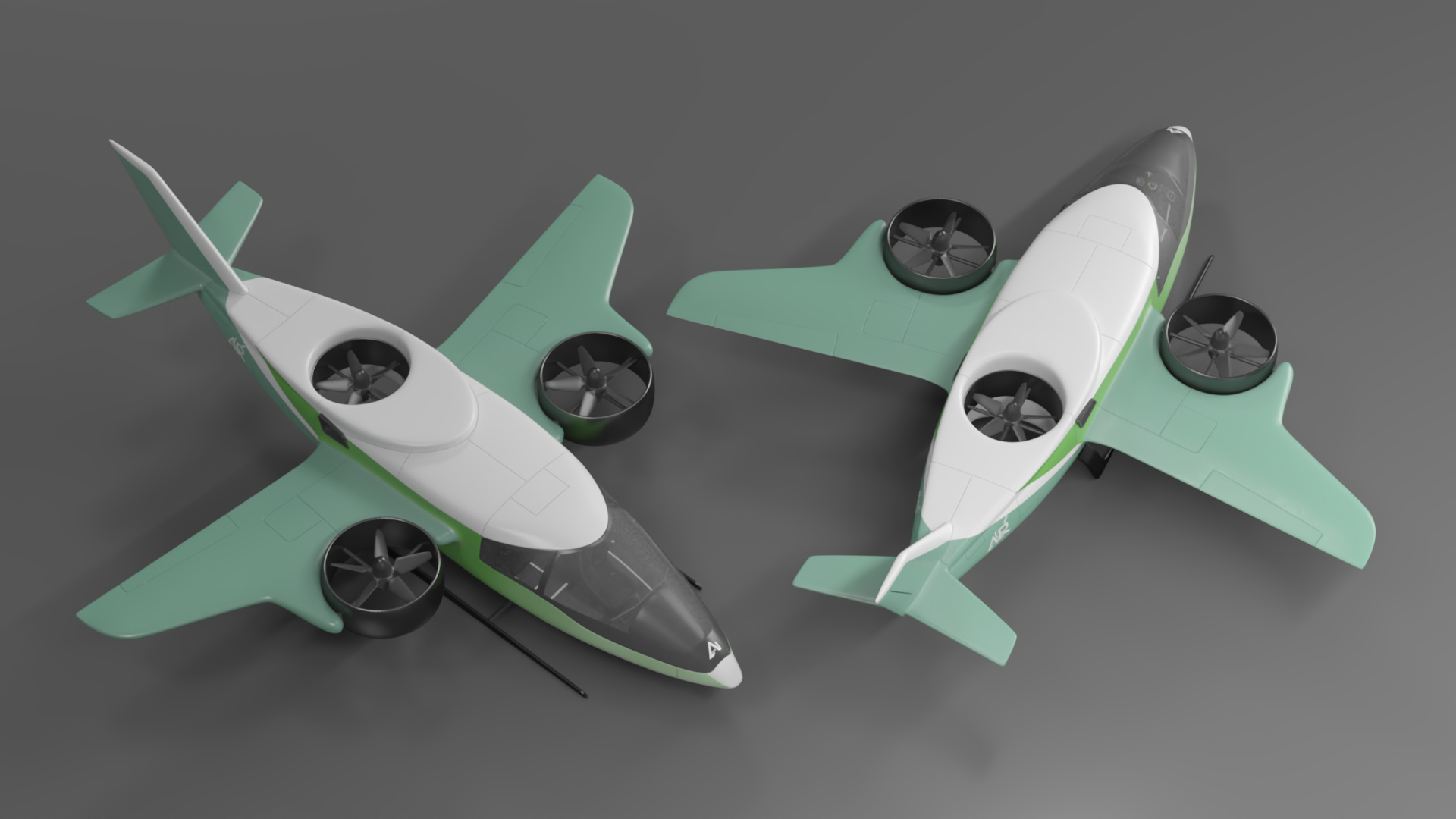 eVTOL Aircraft 3D model