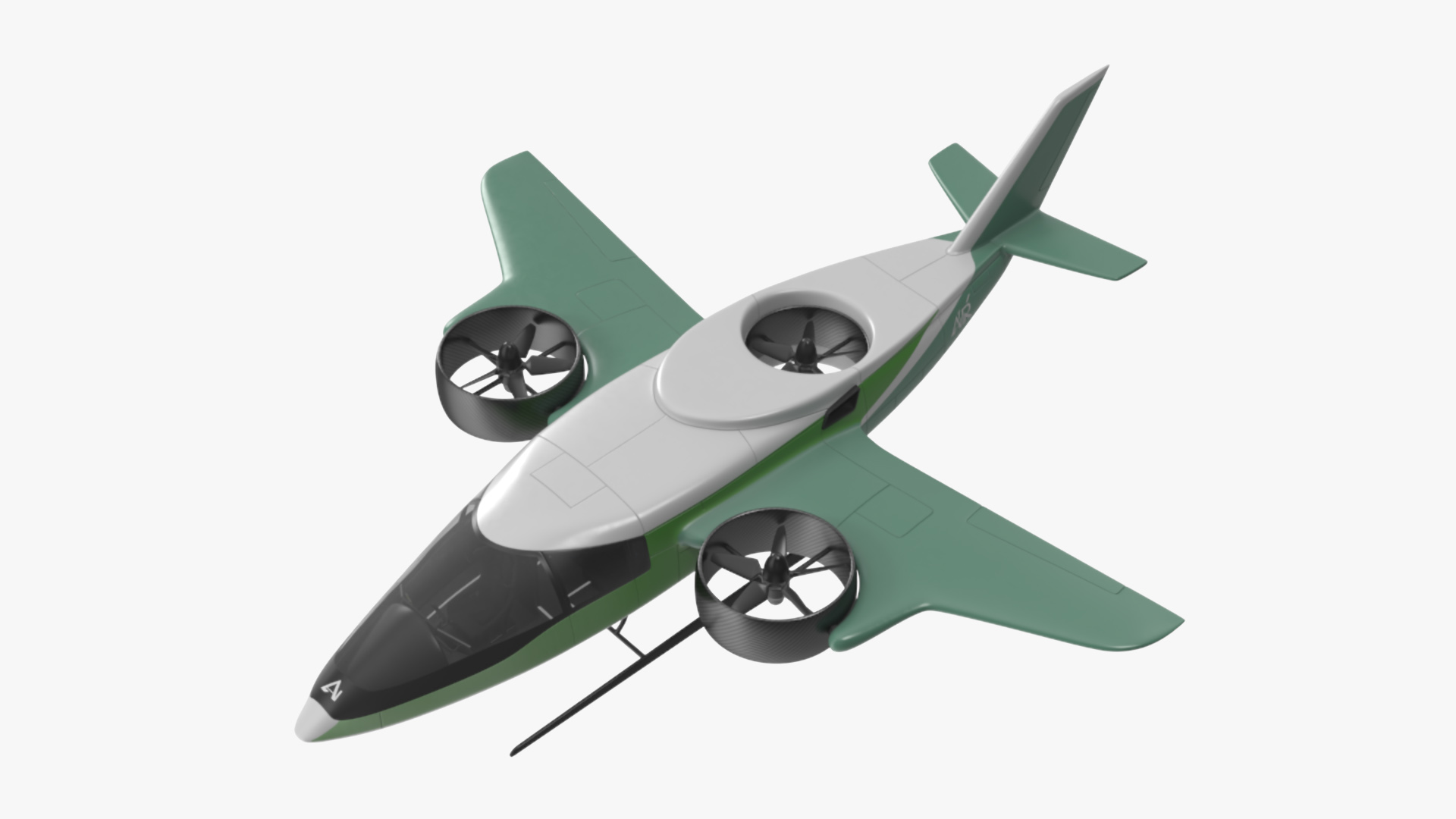 eVTOL Aircraft 3D model