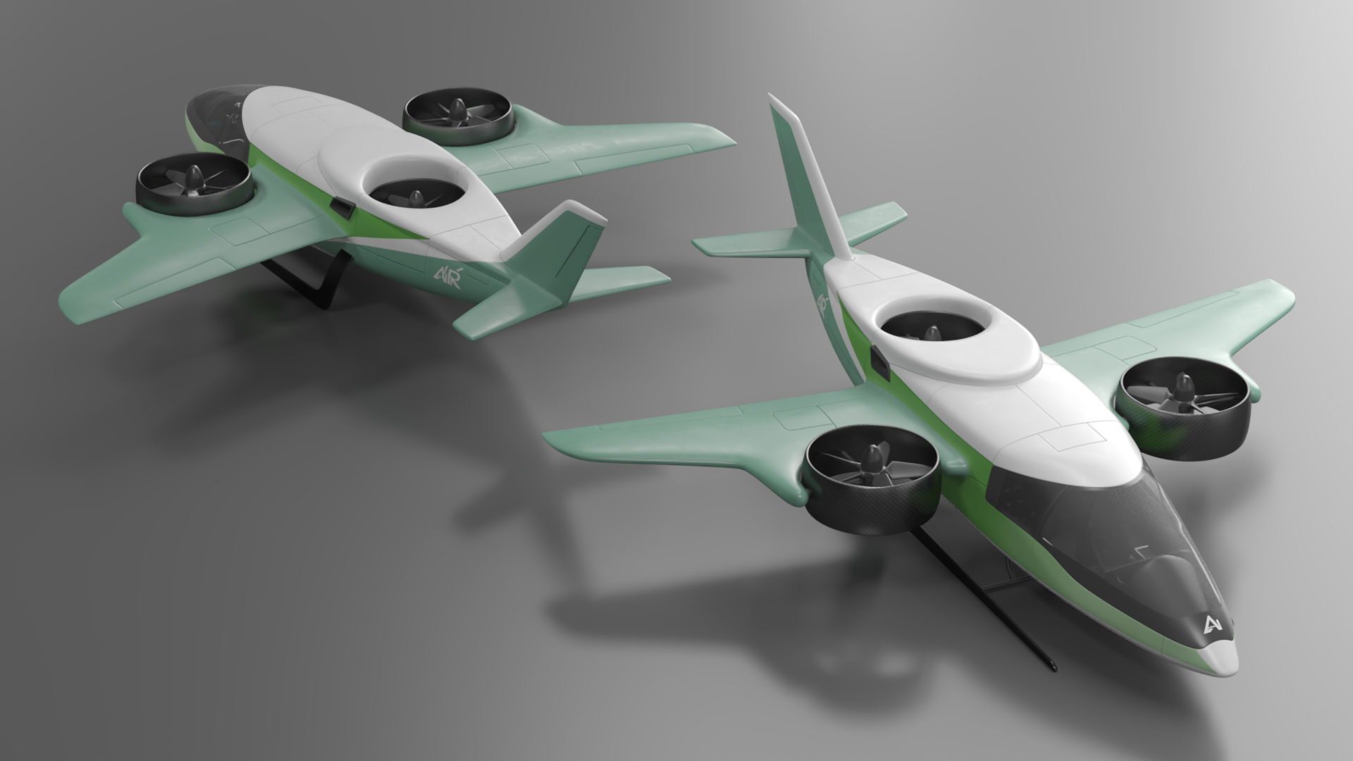 eVTOL Aircraft 3D model