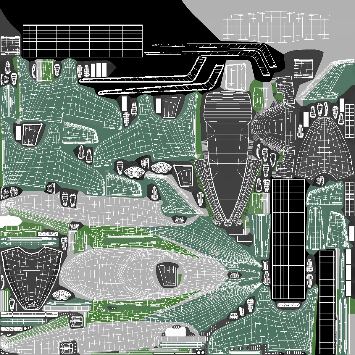 eVTOL Aircraft 3D model