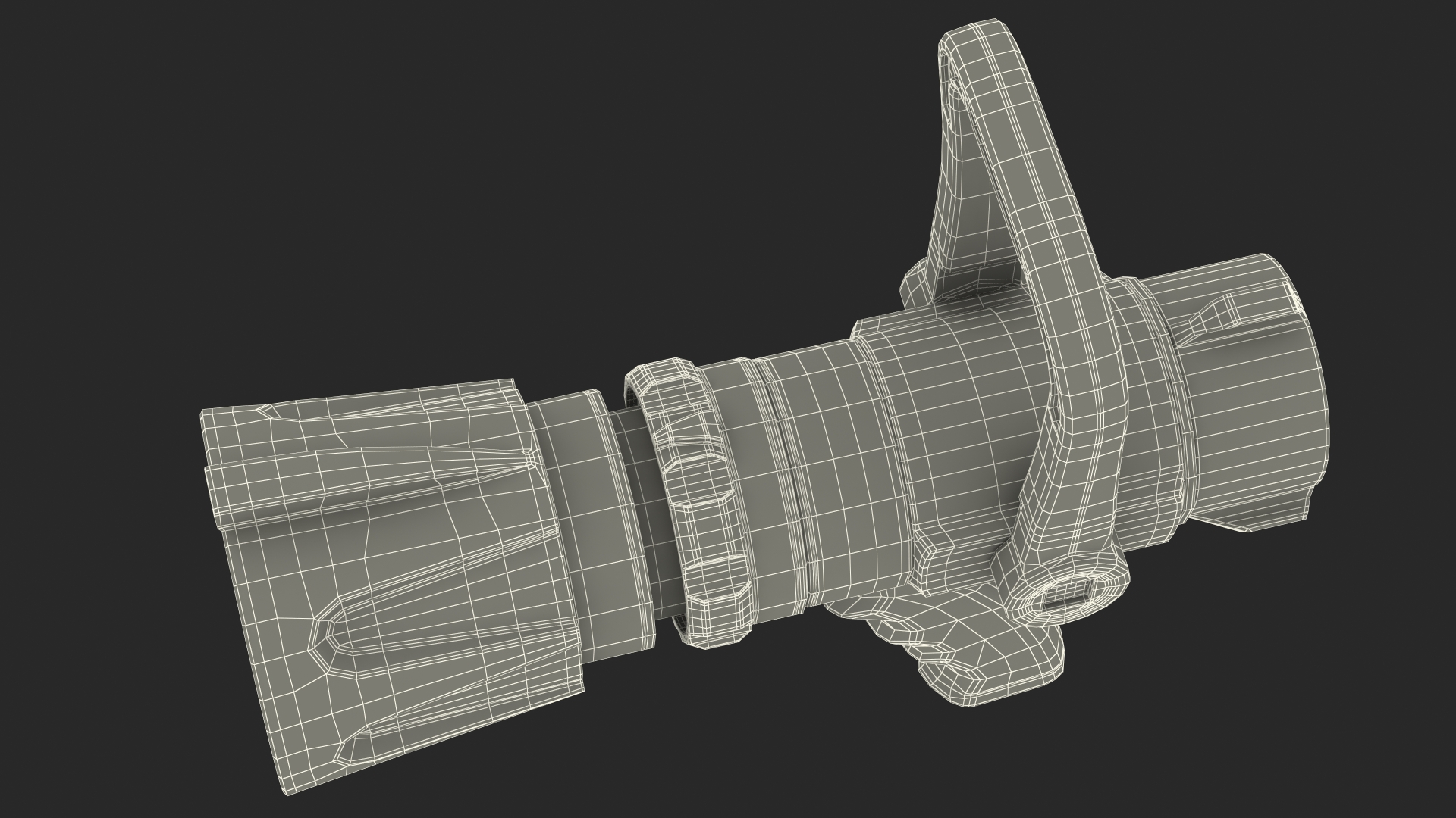 3D model ProVenger Handline Fire Hose Nozzle