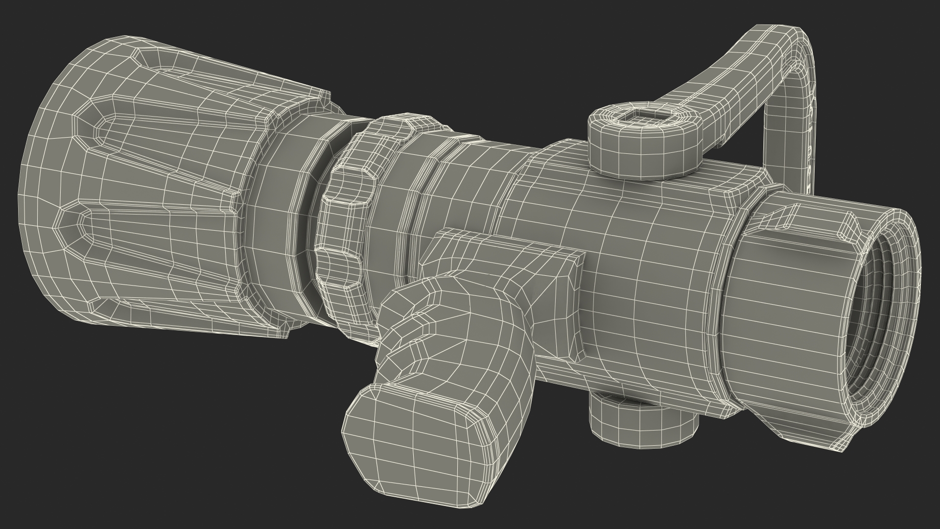 3D model ProVenger Handline Fire Hose Nozzle