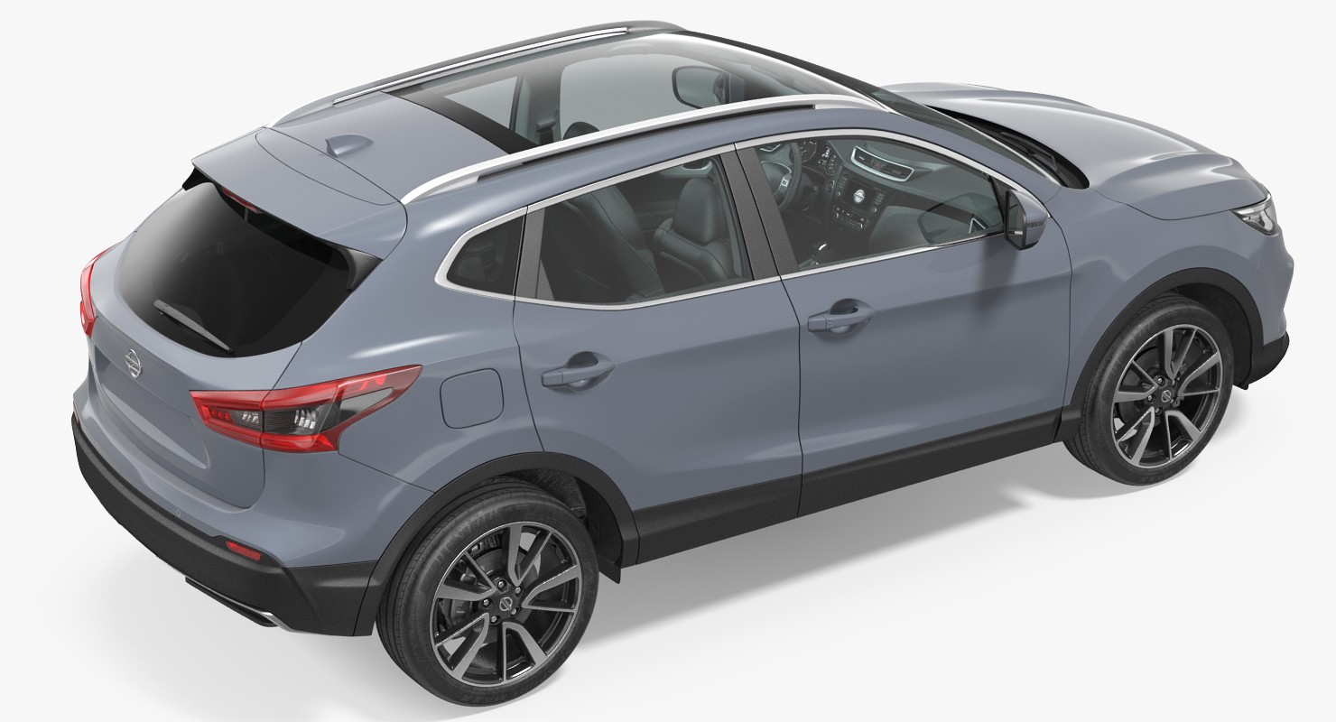 3D Nissan Qashqai 2017 Rigged