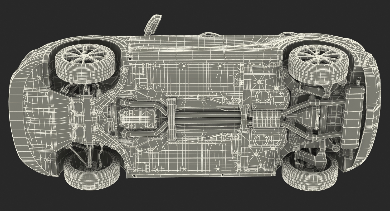 3D Nissan Qashqai 2017 Rigged