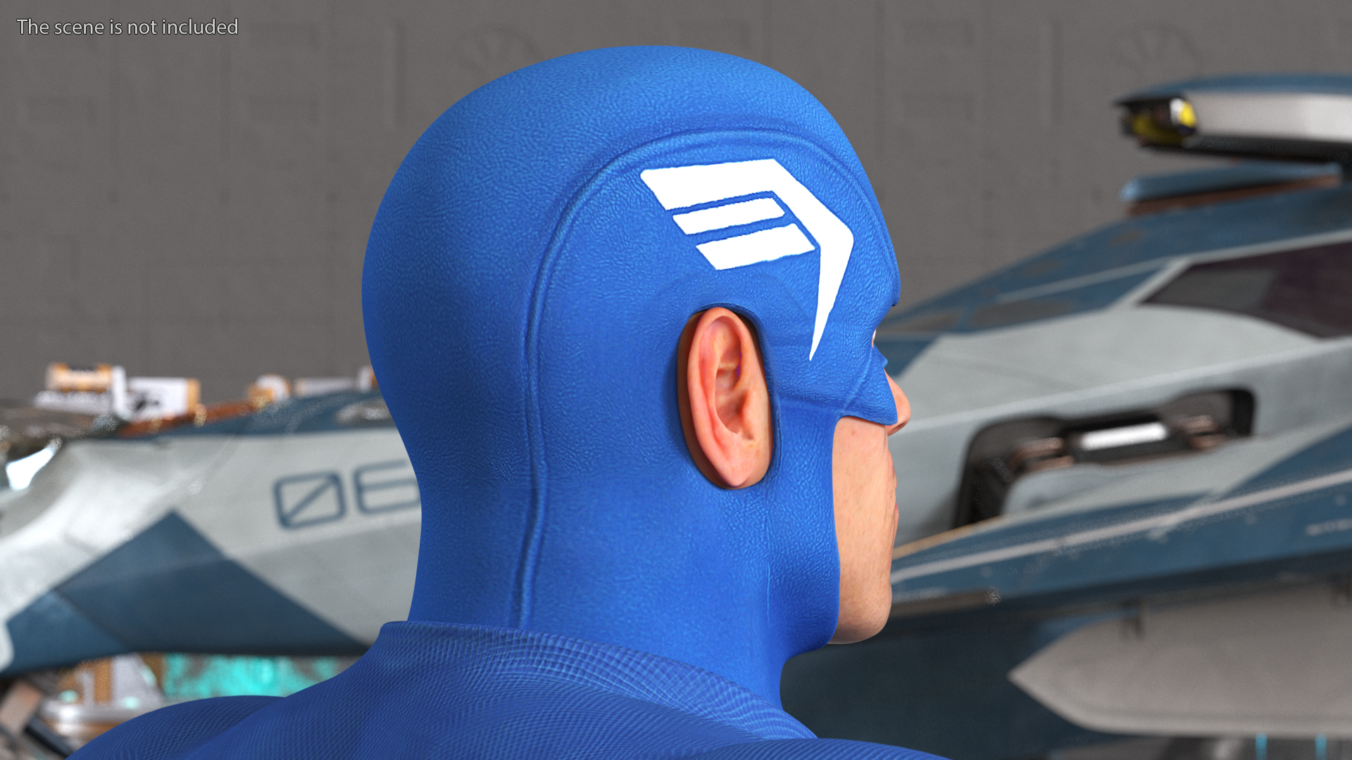 Marvel Cartoon Captain America Rigged 3D