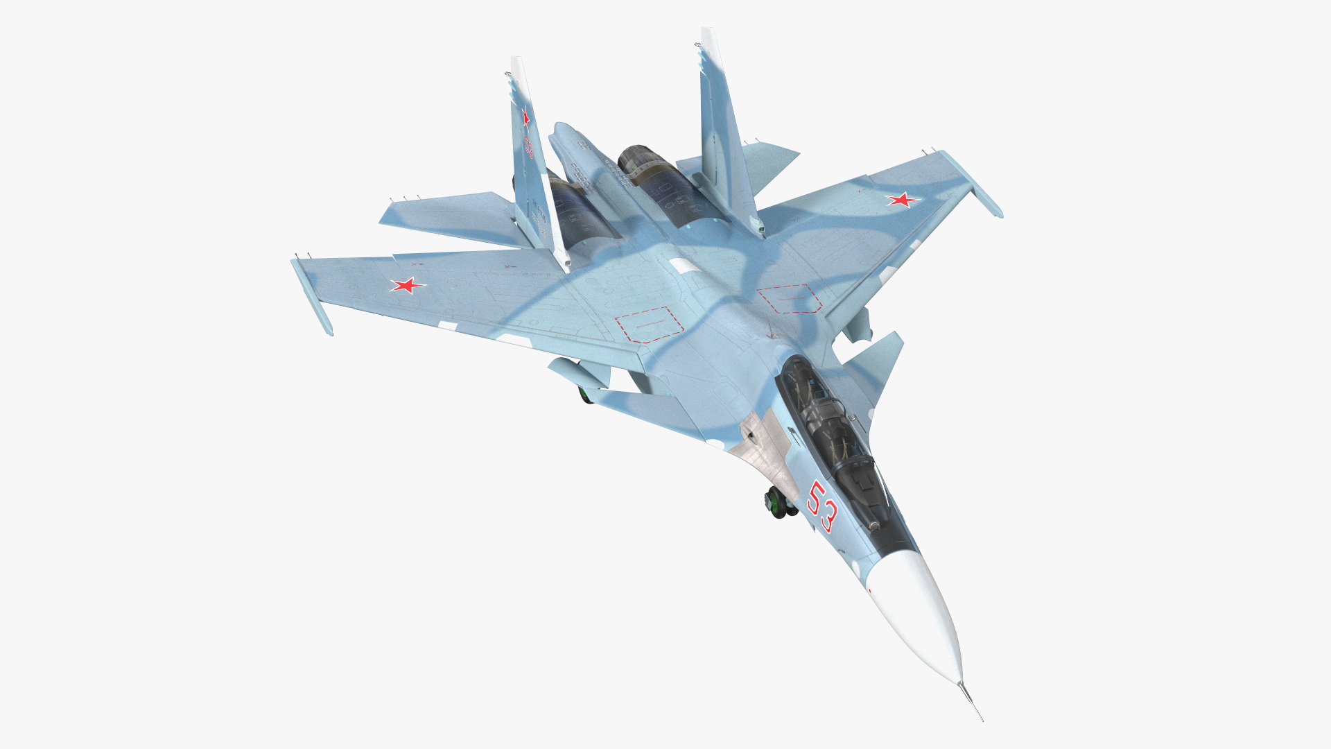 3D Su-30 Fighter model