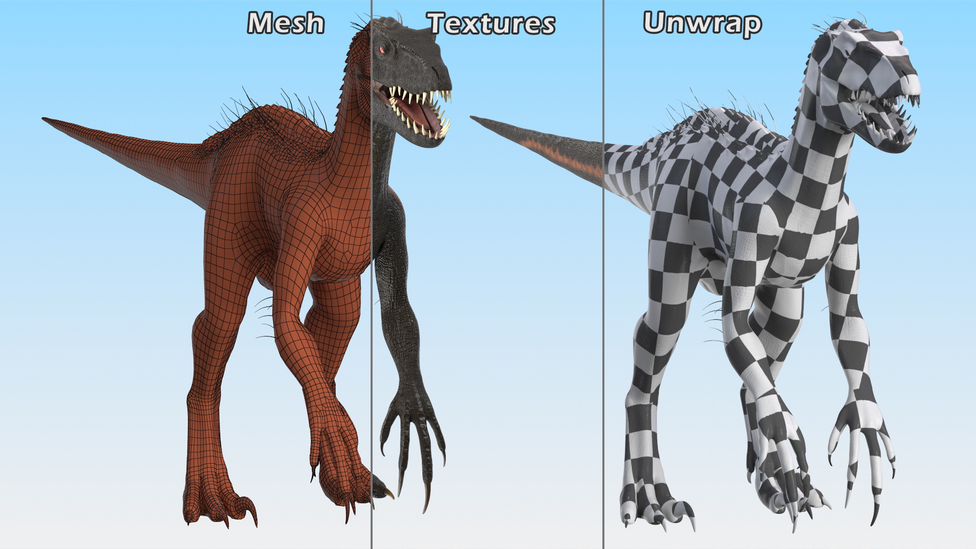 3D Indoraptor Neutral Pose model