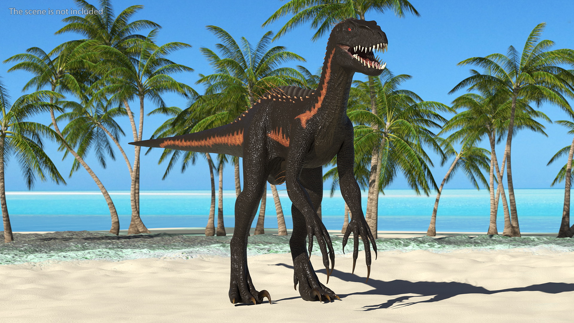 3D Indoraptor Neutral Pose model