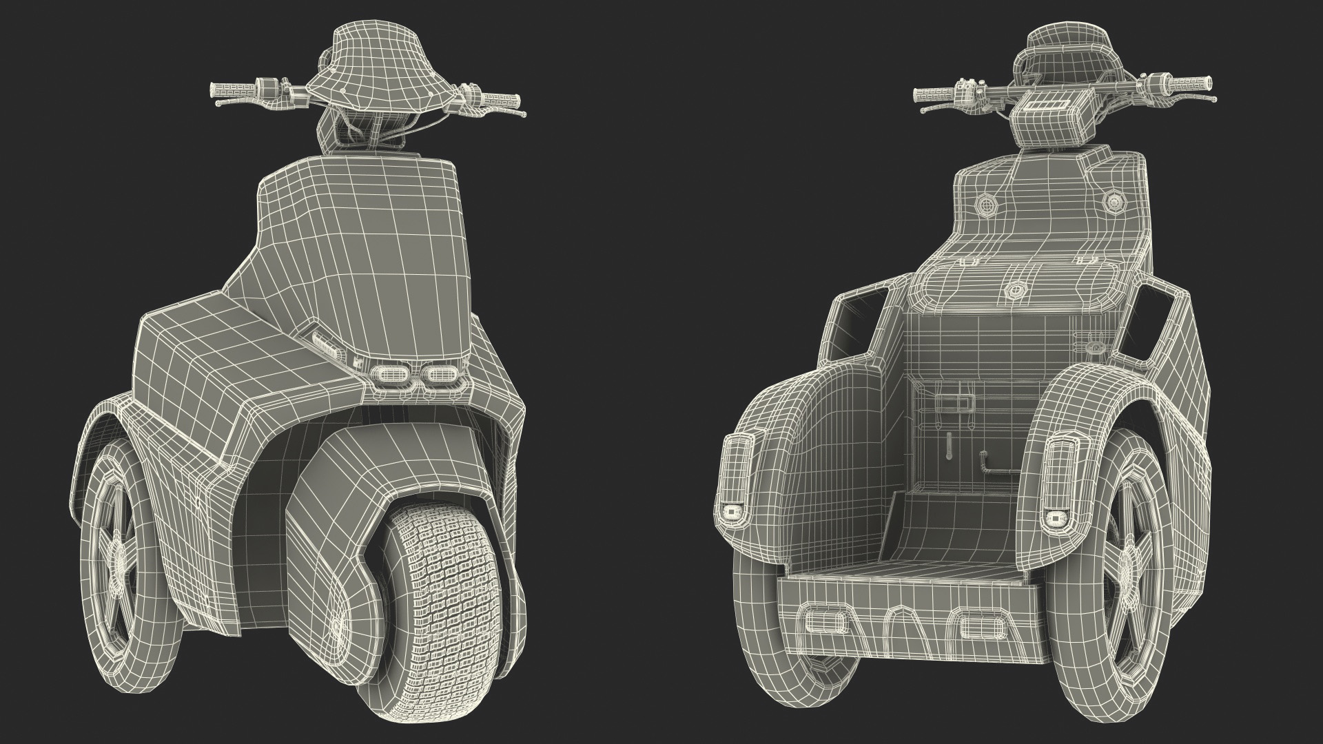 Segway SE 3 Patroller Light Rigged 3D model