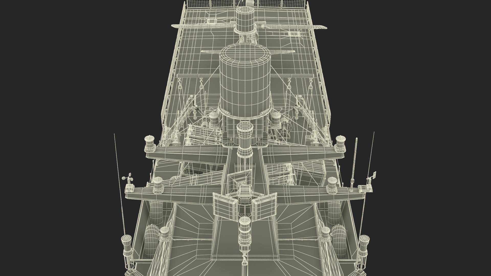 Armed Warship Naval with Combat Helicopter Rigged 3D model