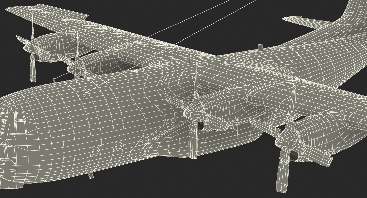 3D Lockheed Martin Hercules C130K Royal Air Force Rigged model