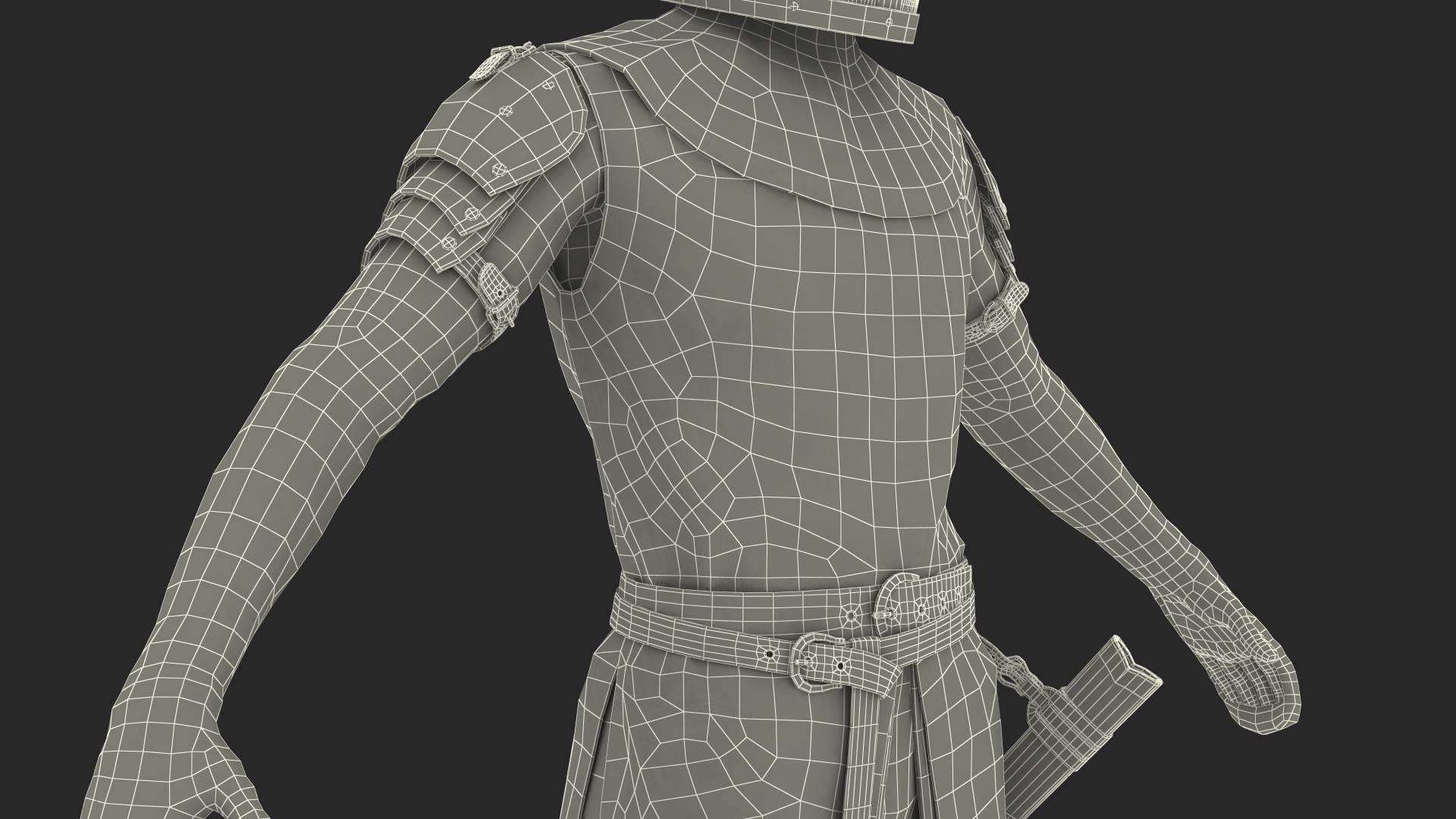 3D model Knight Templar T-Pose Set