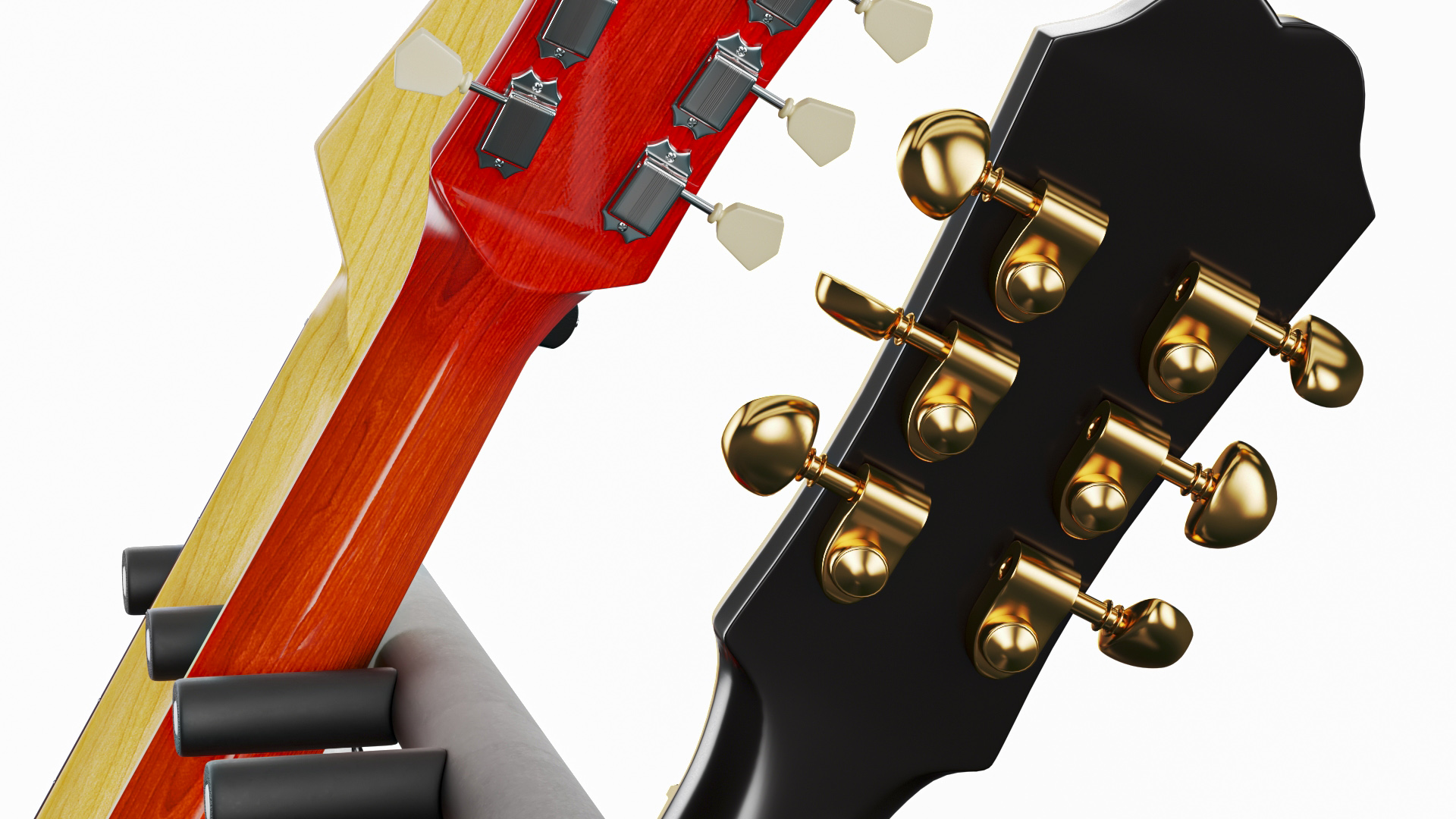 Guitars on Guitar Rack 3D