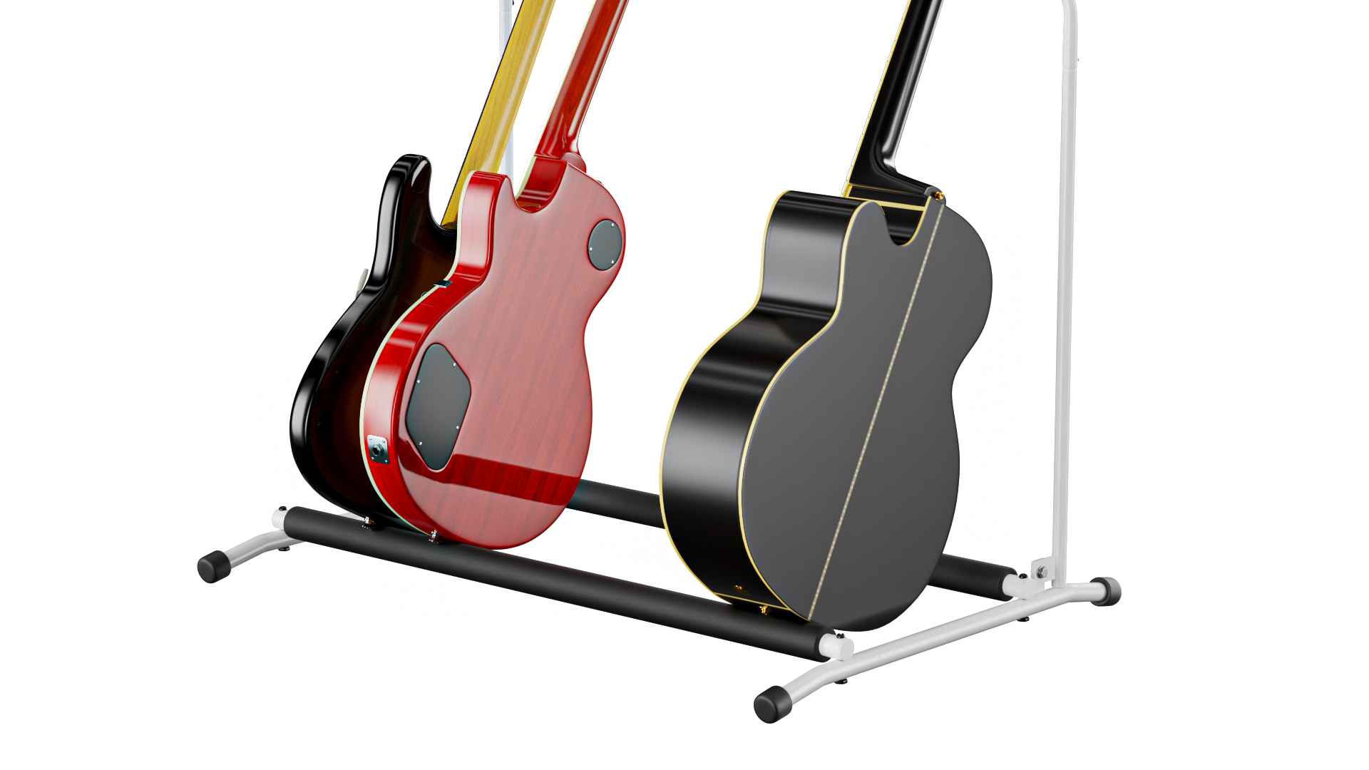 Guitars on Guitar Rack 3D