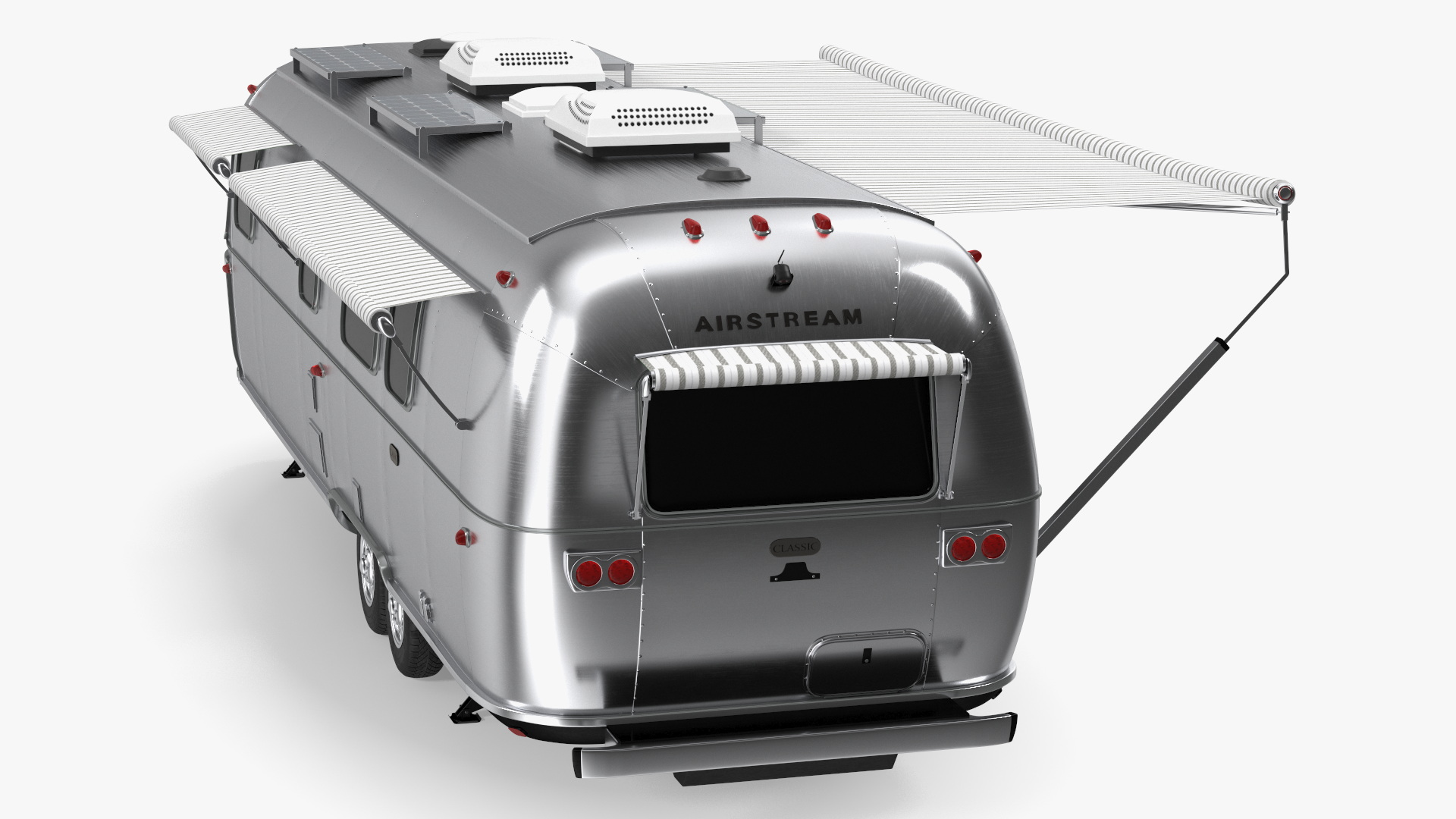 Airstream Classic 33FB Travel Trailer 3D