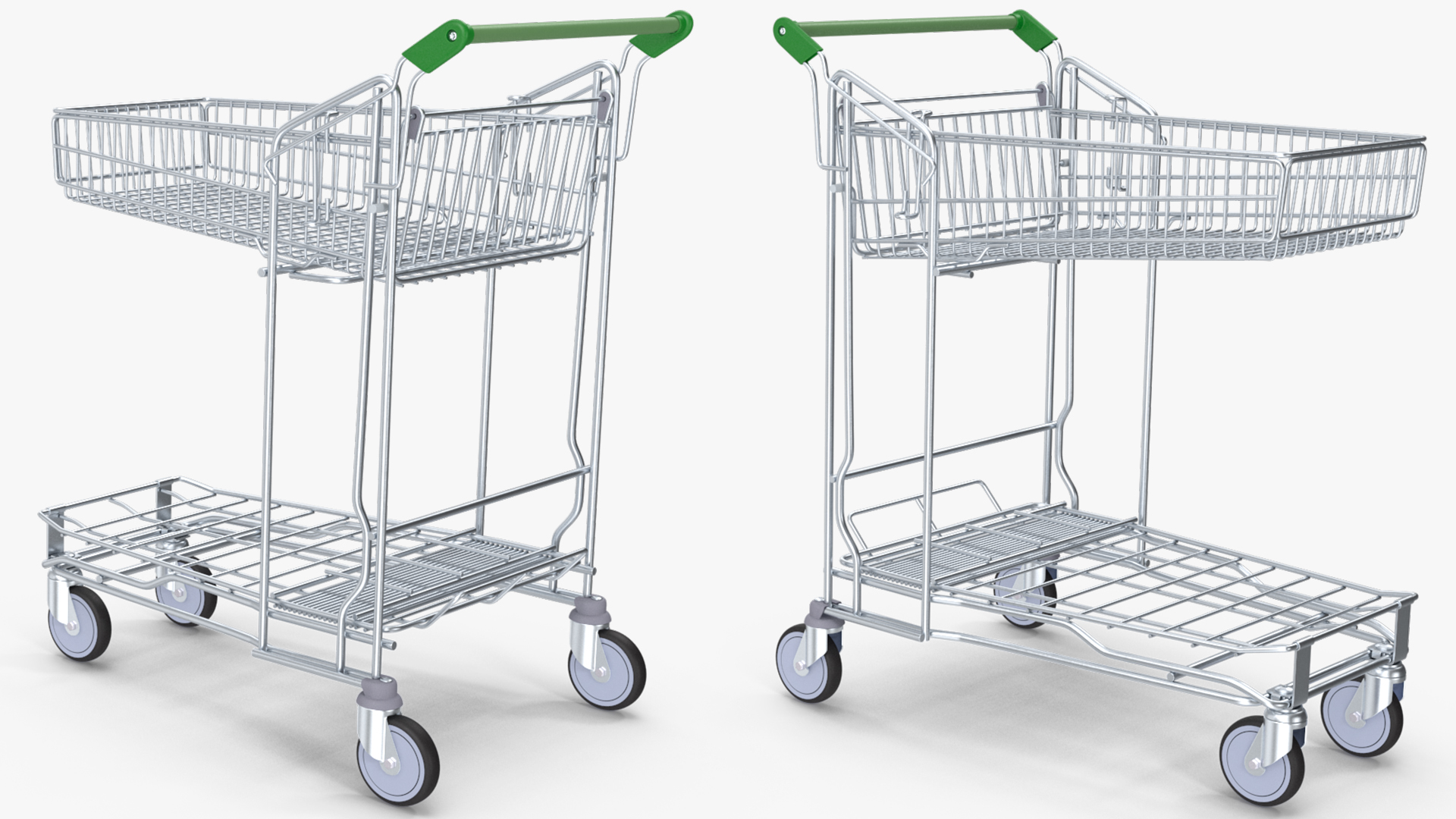 3D model Big Garden Centre Trolley