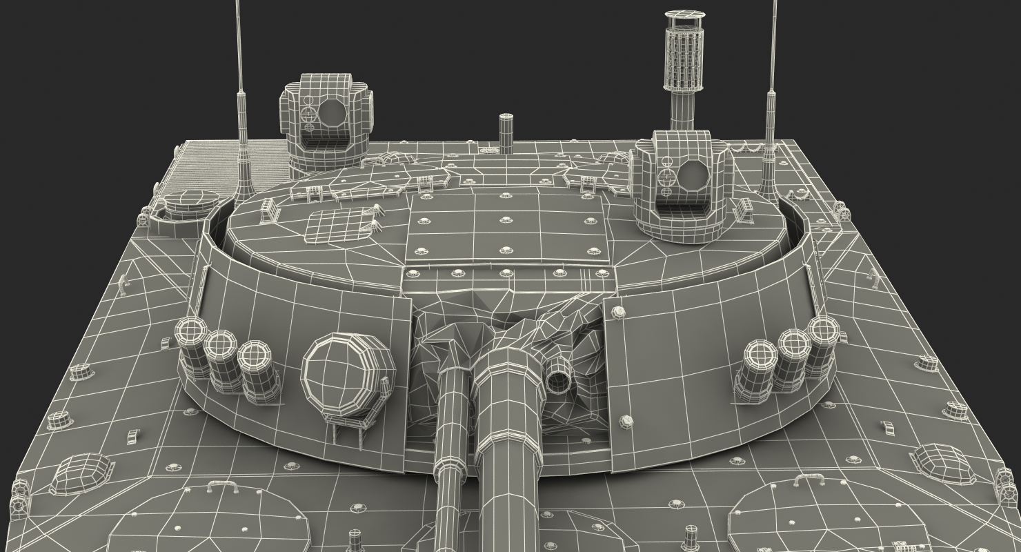 3D Light Tank BMP 3 Desert model