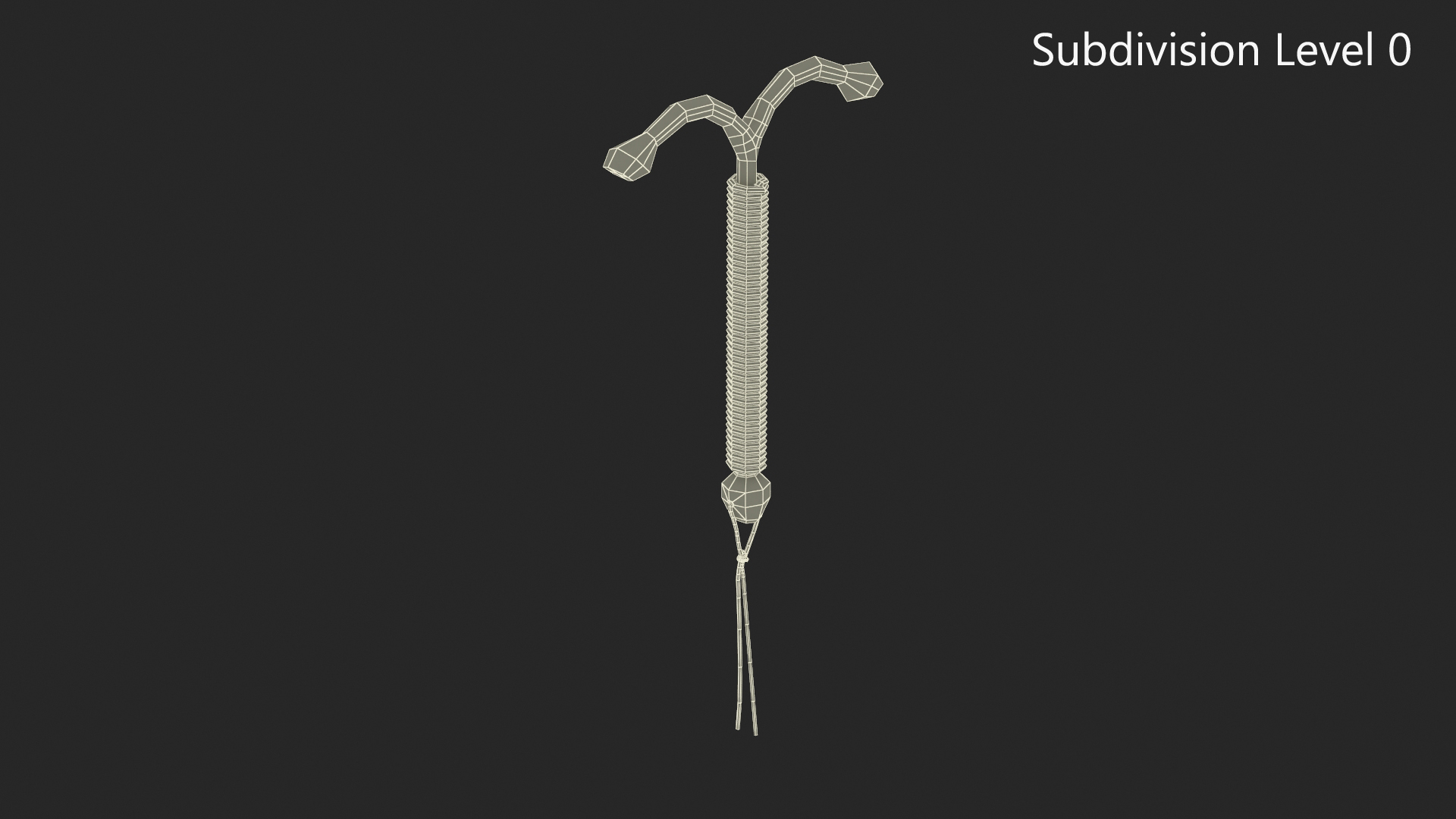 3D model Copper Intrauterine Device IUD