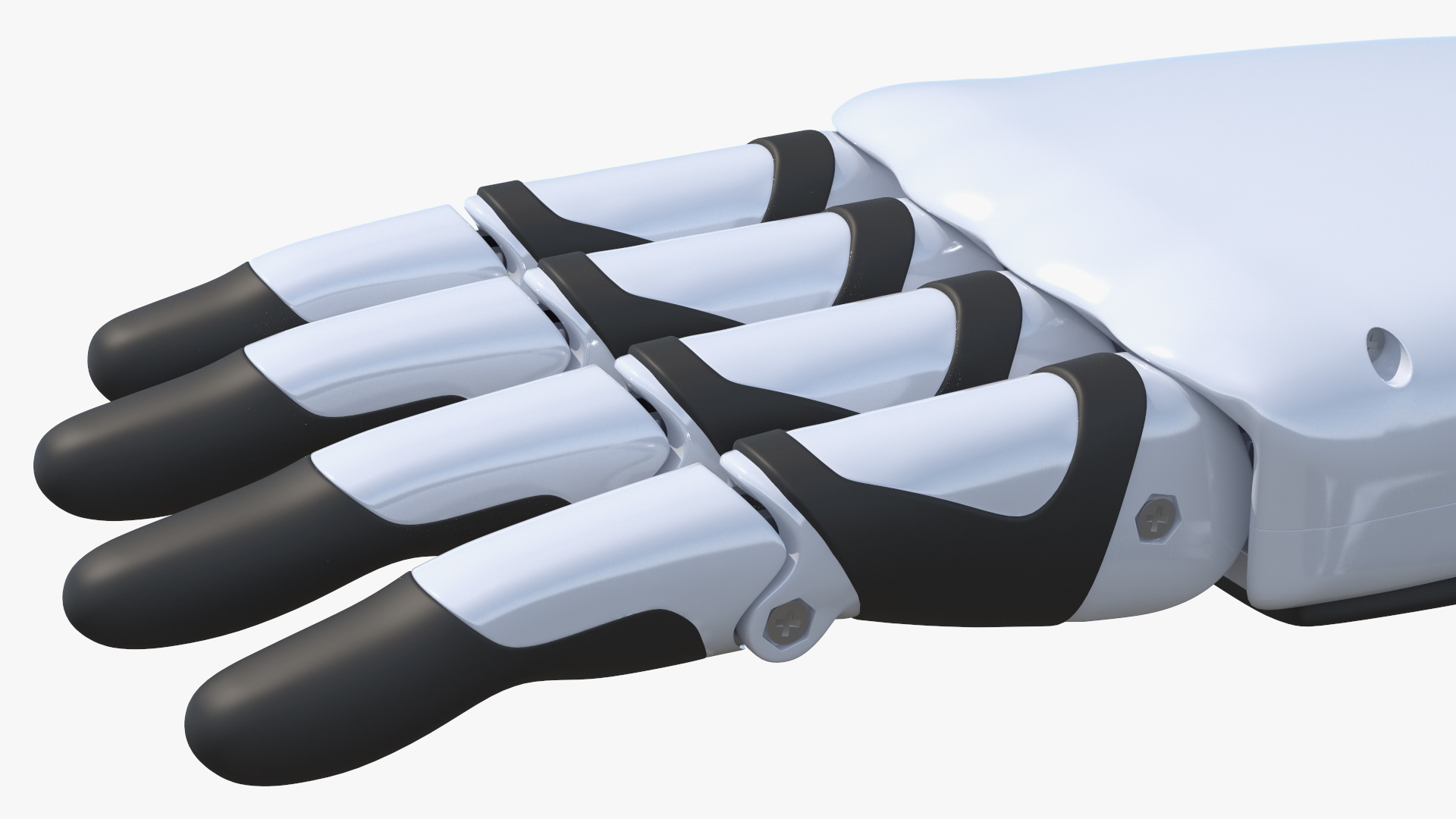 Dexterous Robotic Hand Right Rigged for Cinema 4D 3D model