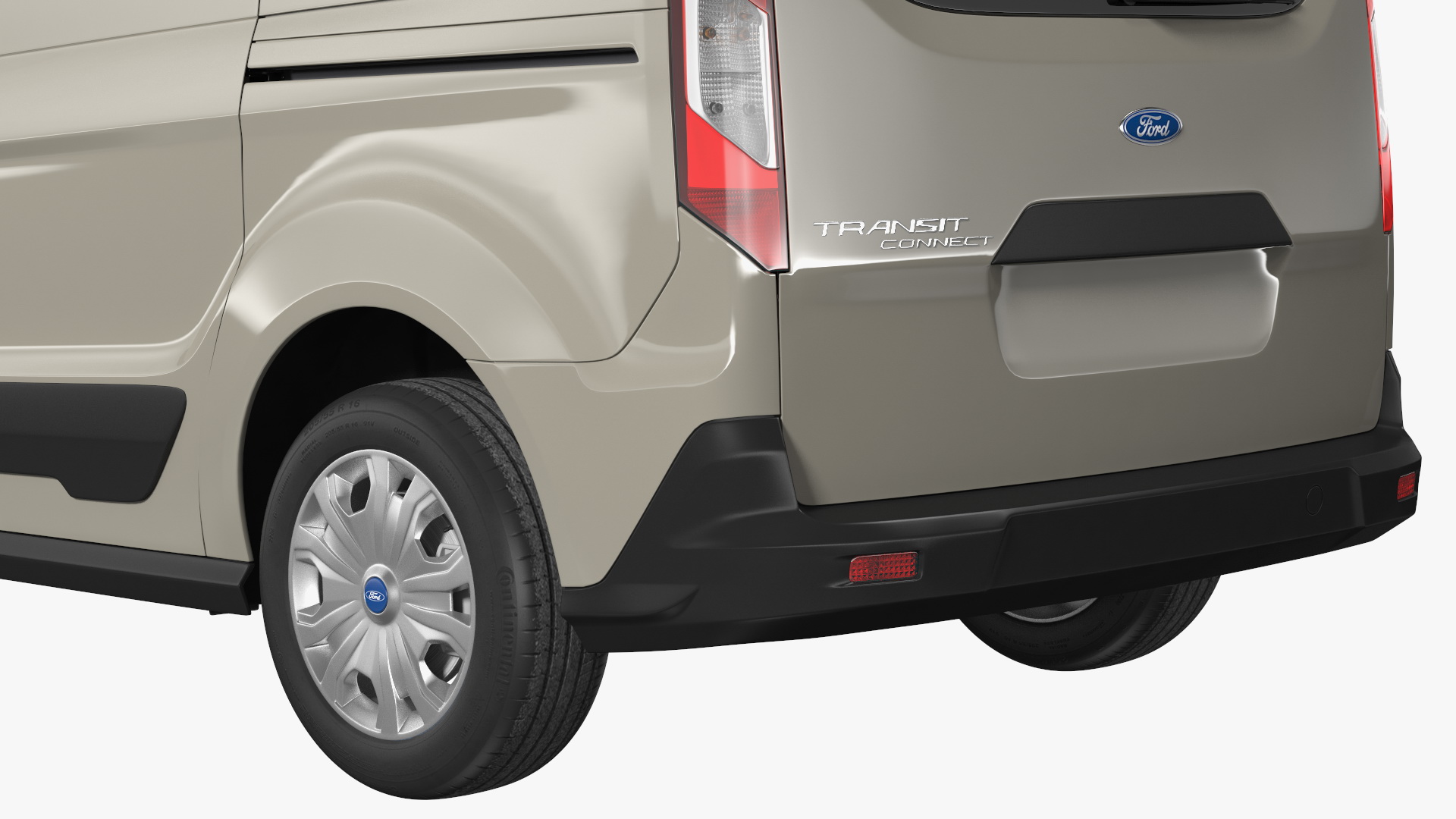 Ford Transit Connect Tailgate Gray 3D model