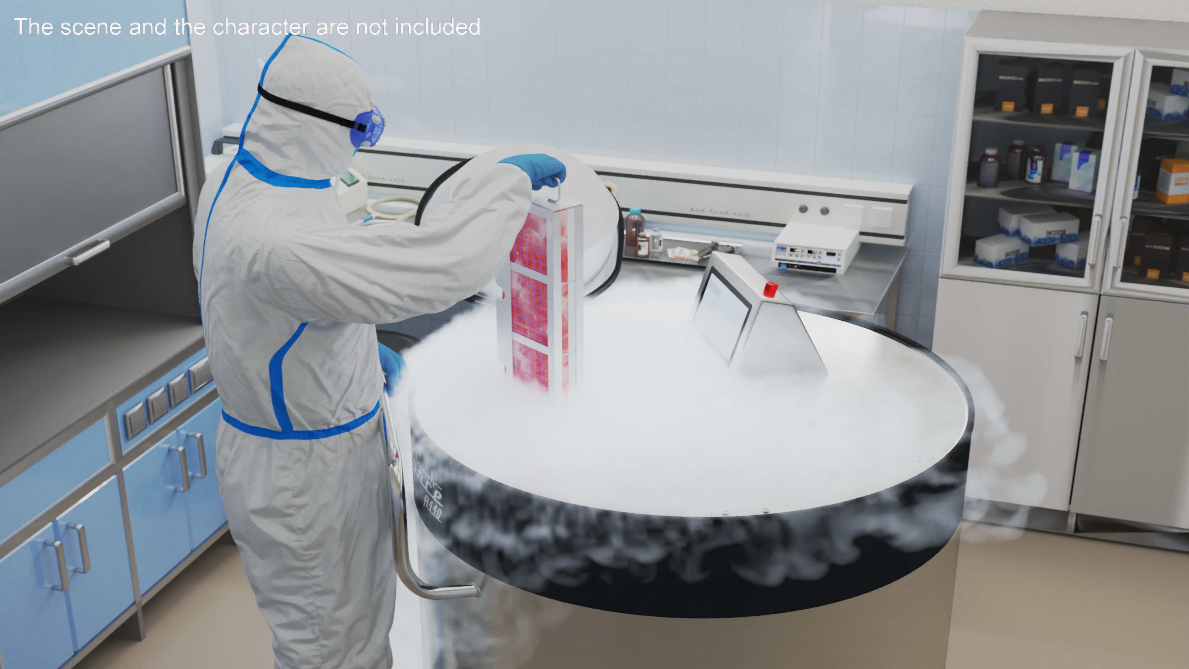 3D Cryogenic Freezer Abeyance