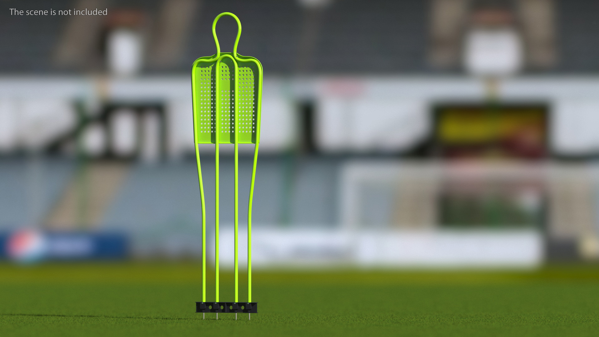 3D Durable Free Kick Mannequin Green model