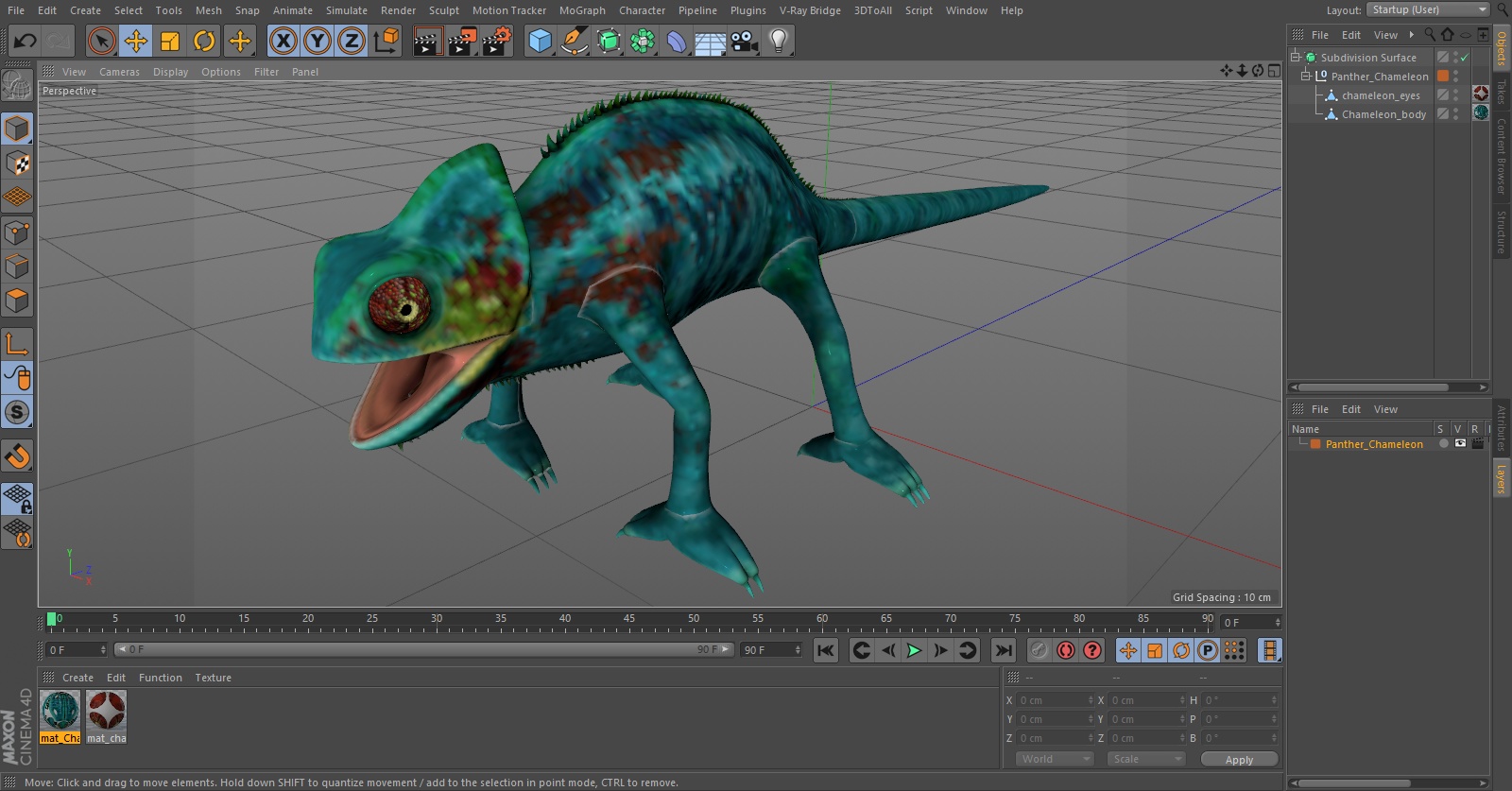 Panther Chameleon 3D