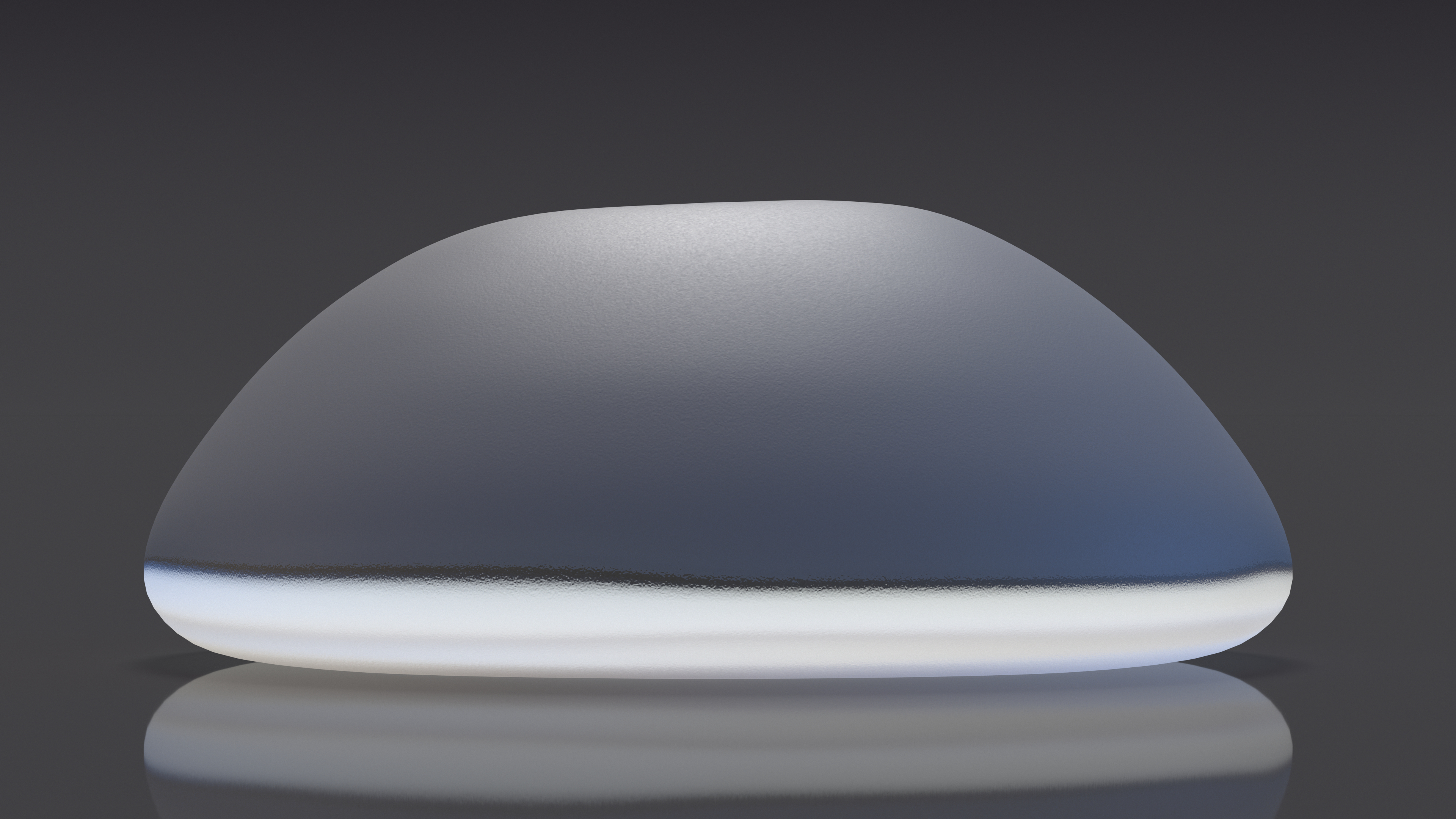 3D Textured Full Breast Implant model