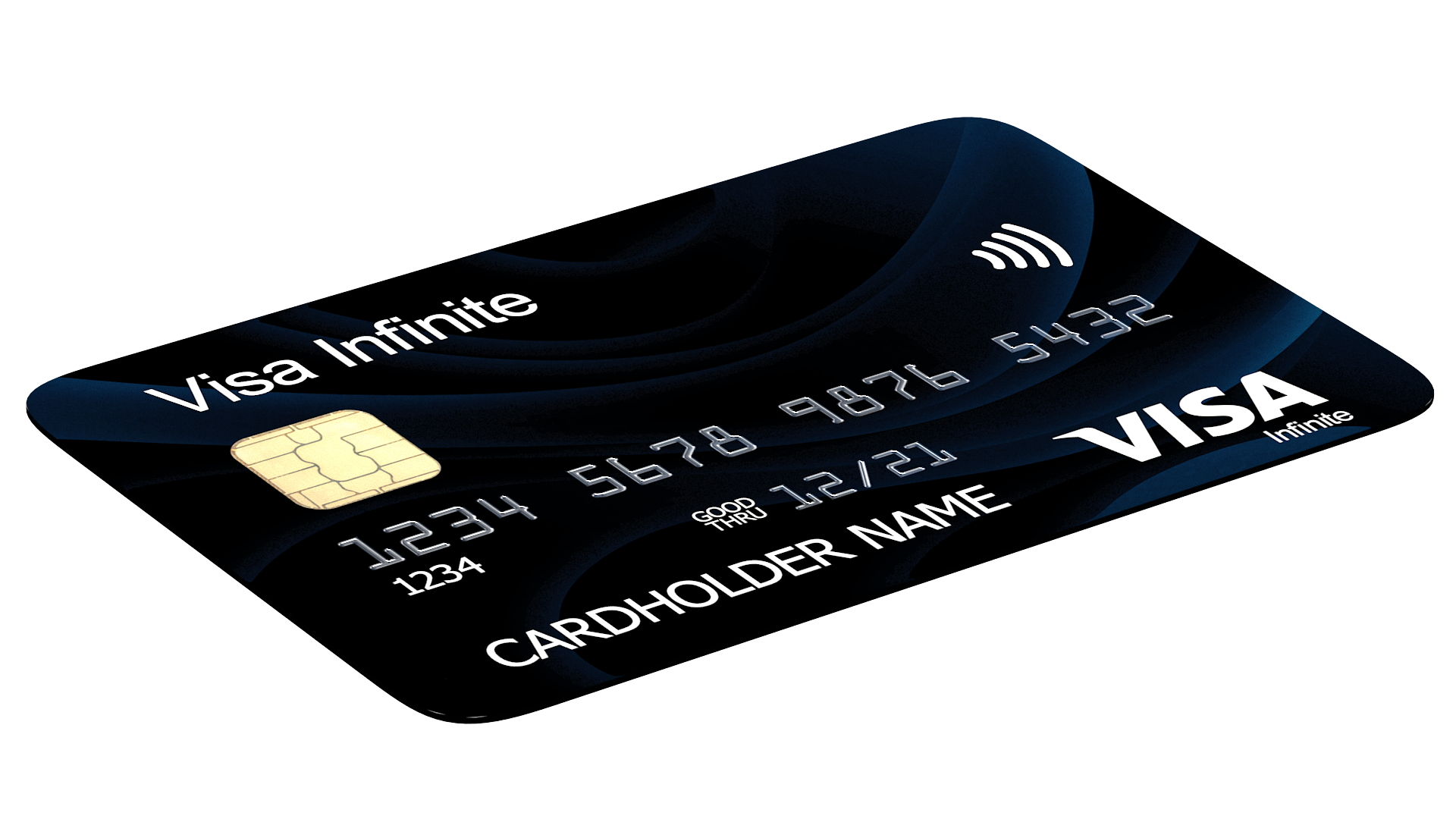 3D Visa Signature Credit Card