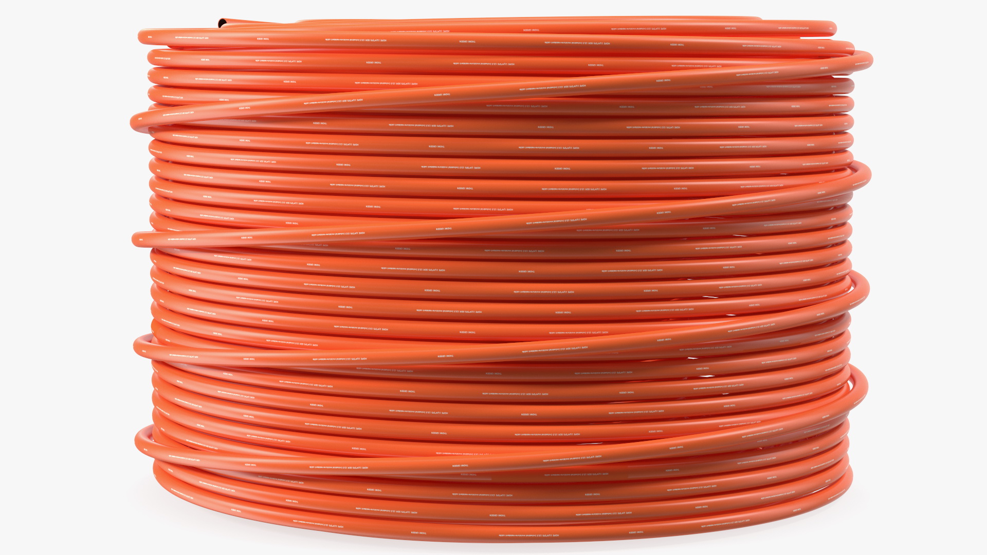 3D model Orange Electrical Conduit