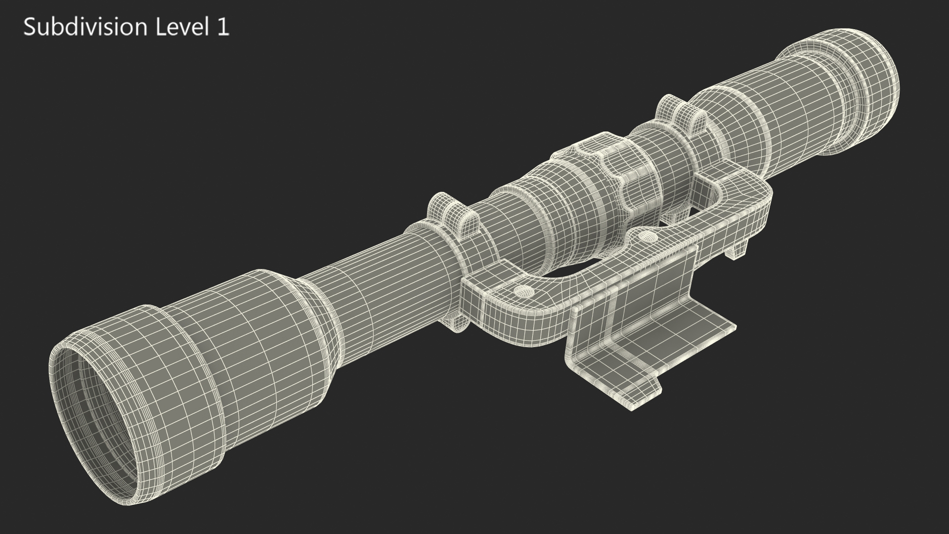 WW2 German Telescopic Sight 3D