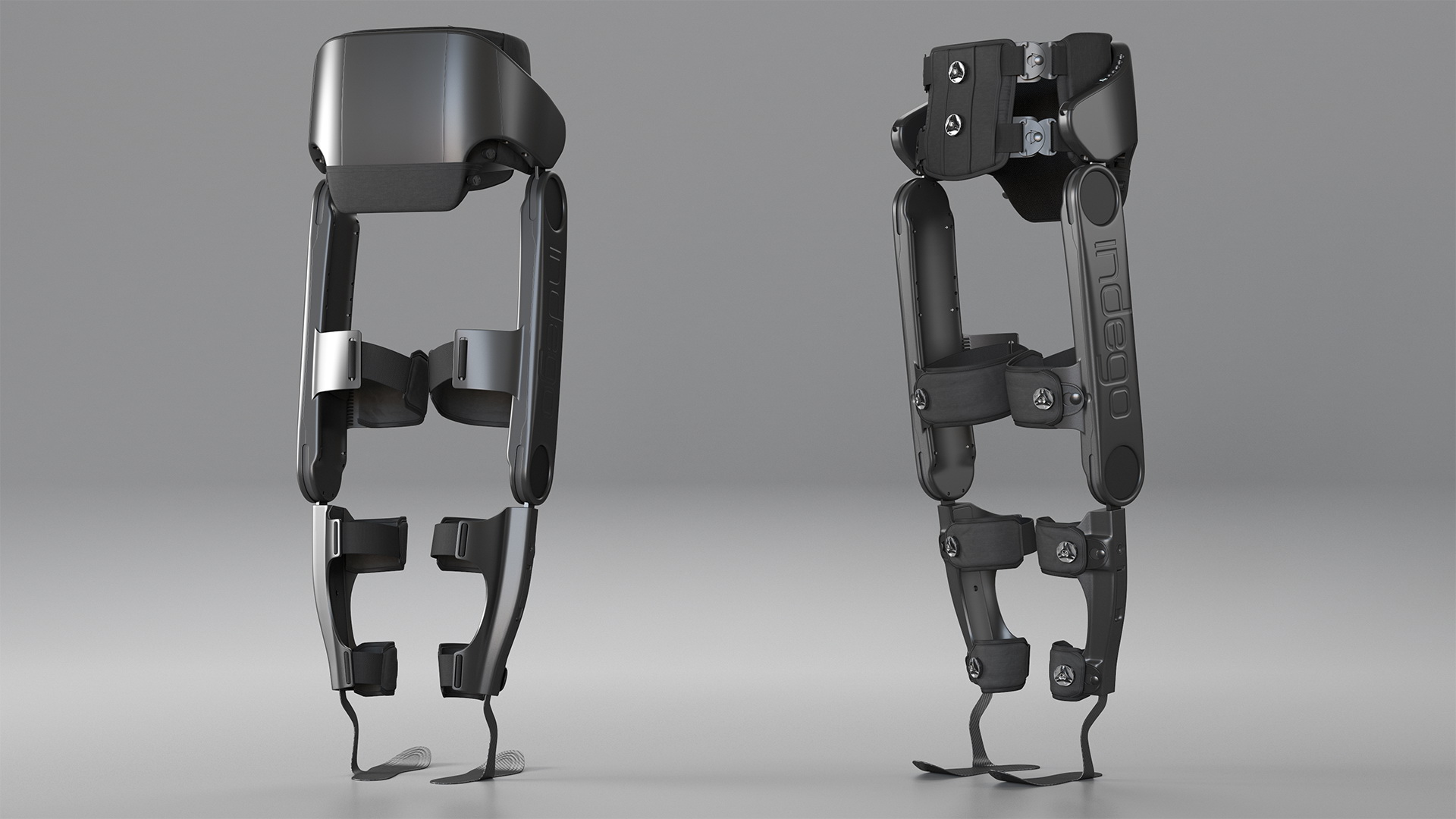 3D model Rehabilitation Exoskeleton Indego Rigged