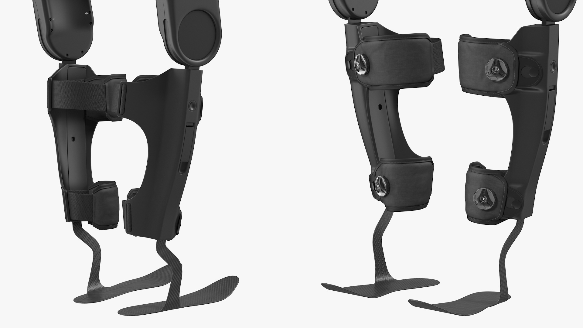 3D model Rehabilitation Exoskeleton Indego Rigged