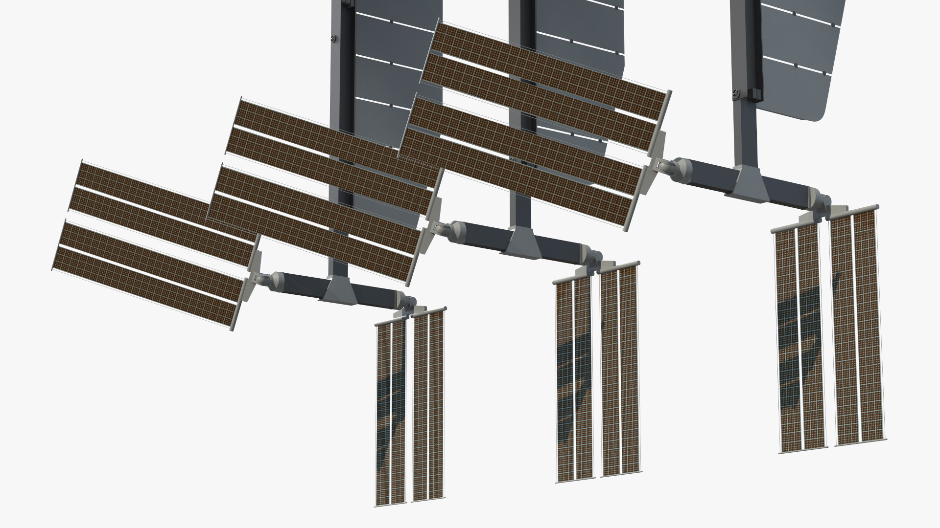 Space Orbital Station Rigged for Cinema 4D 3D