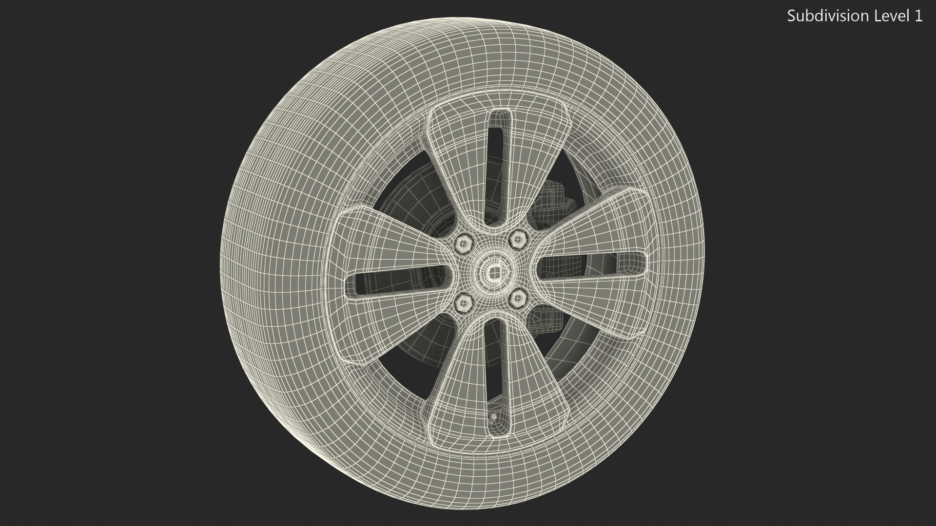 Smart EQ Cabrio Rim 3D model