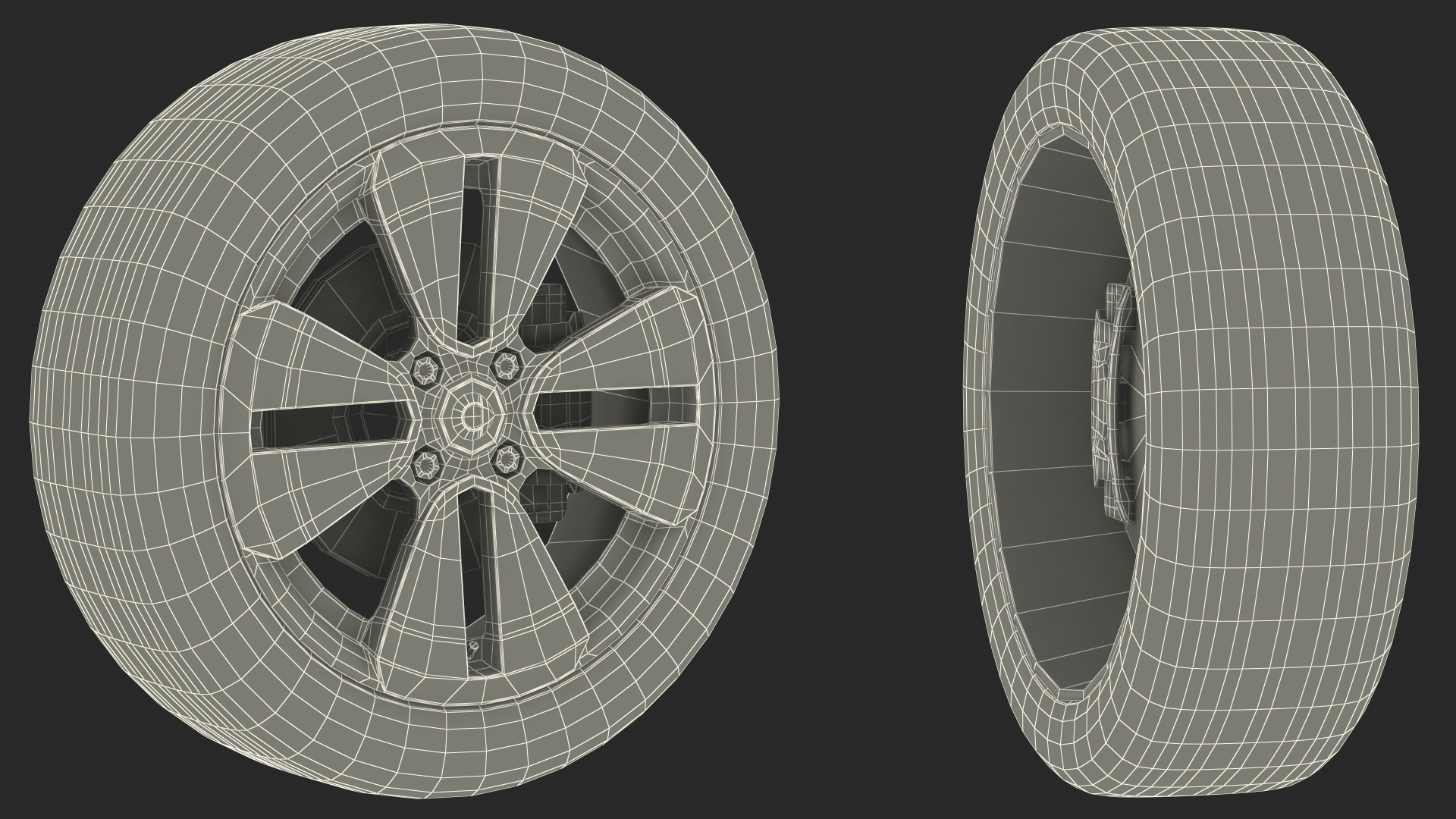 Smart EQ Cabrio Rim 3D model