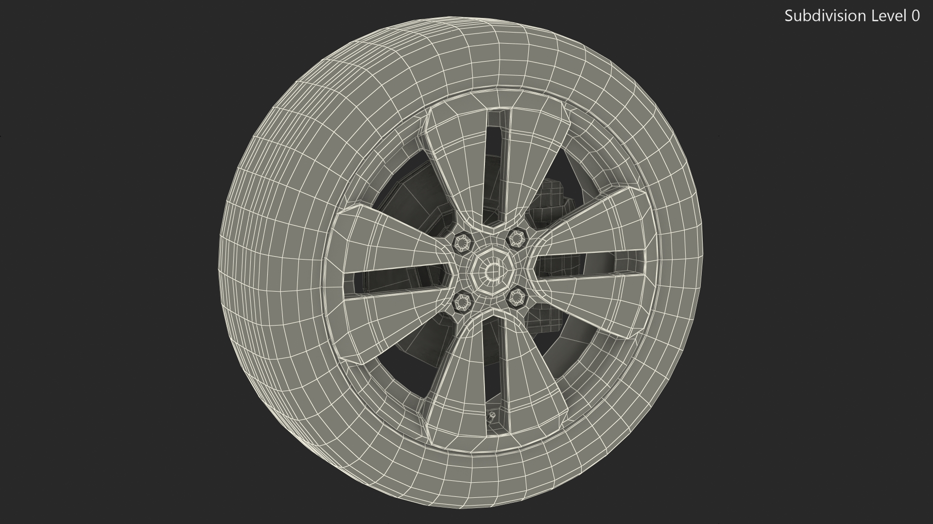 Smart EQ Cabrio Rim 3D model