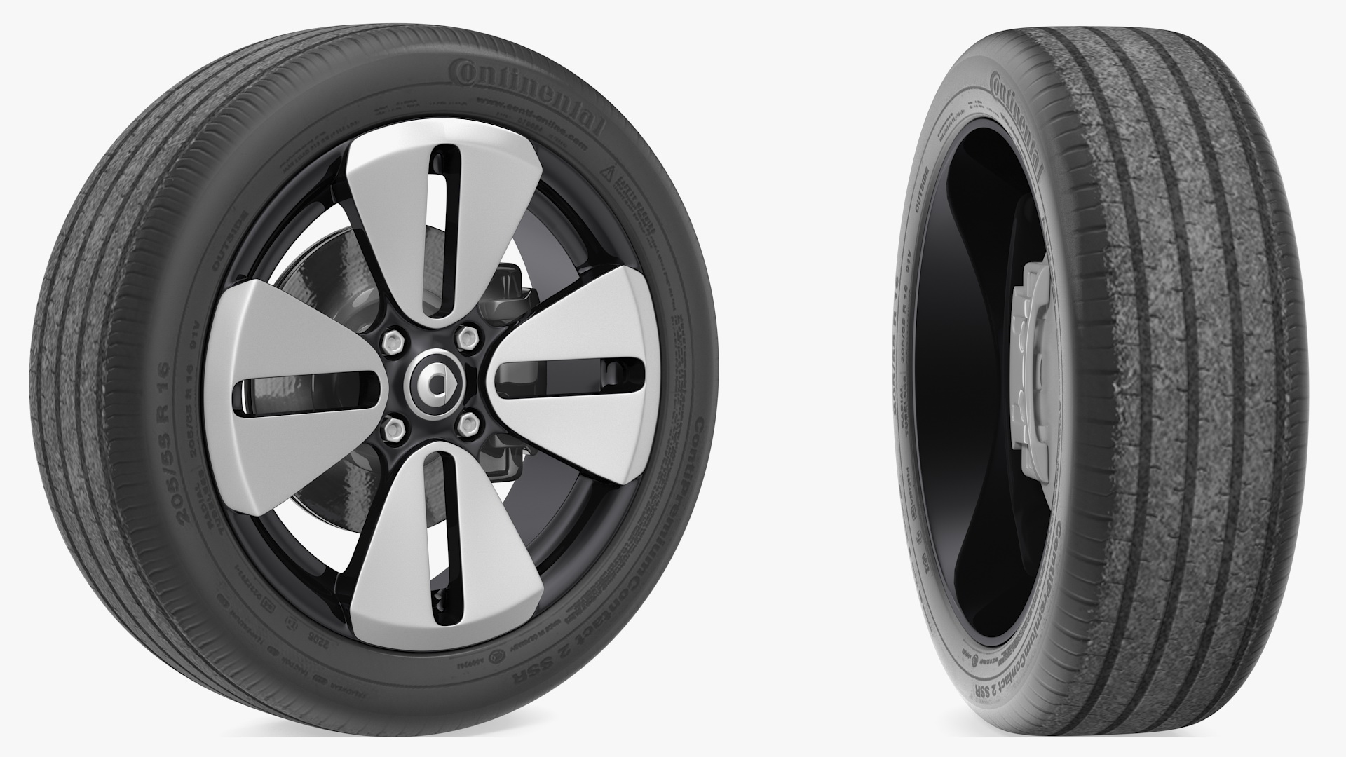 Smart EQ Cabrio Rim 3D model