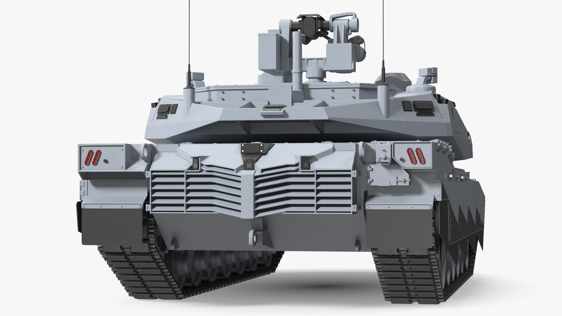 3D Tank Abrams X Grey model