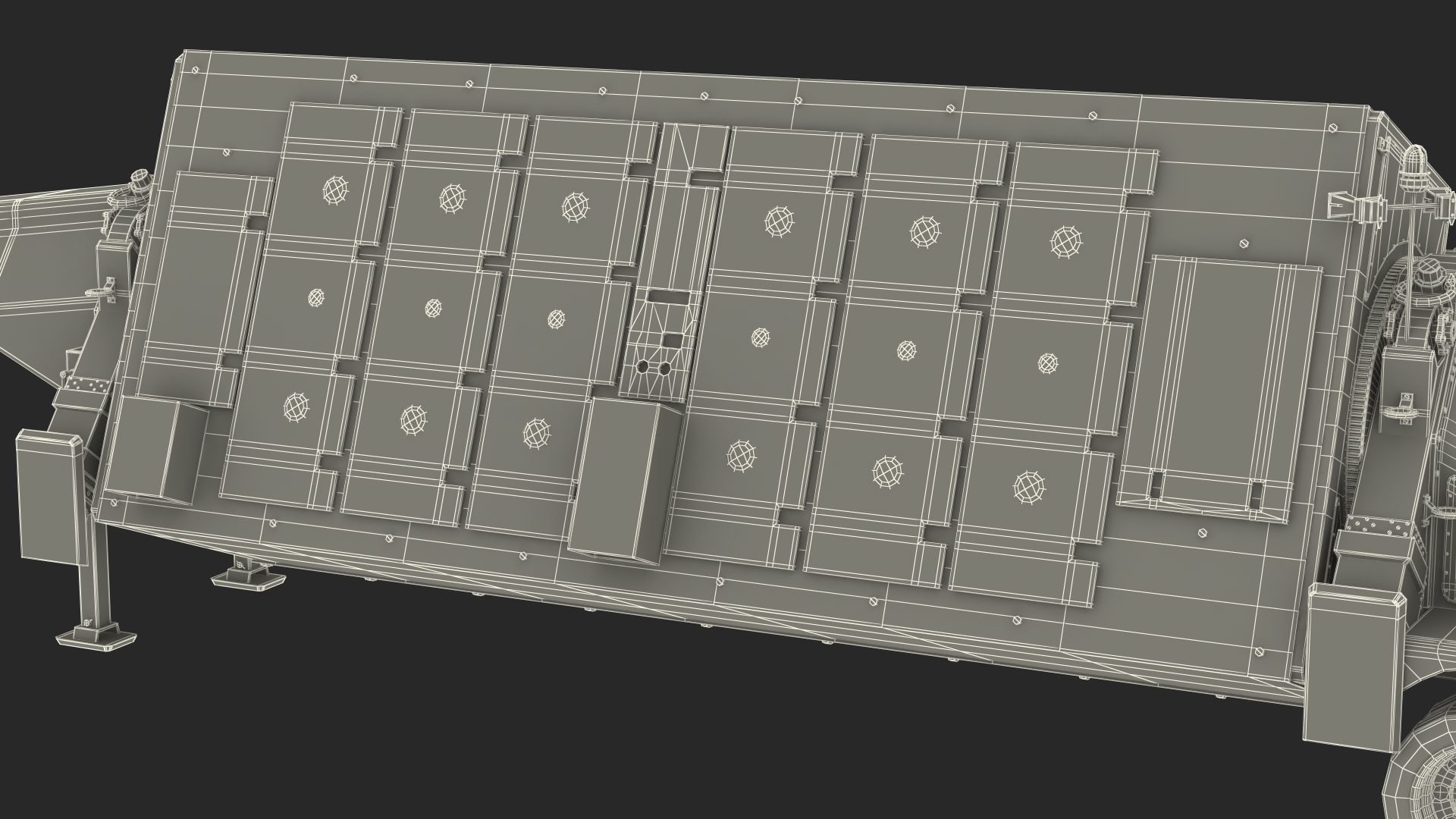 3D Camouflage AN TPY2 Radar Rigged