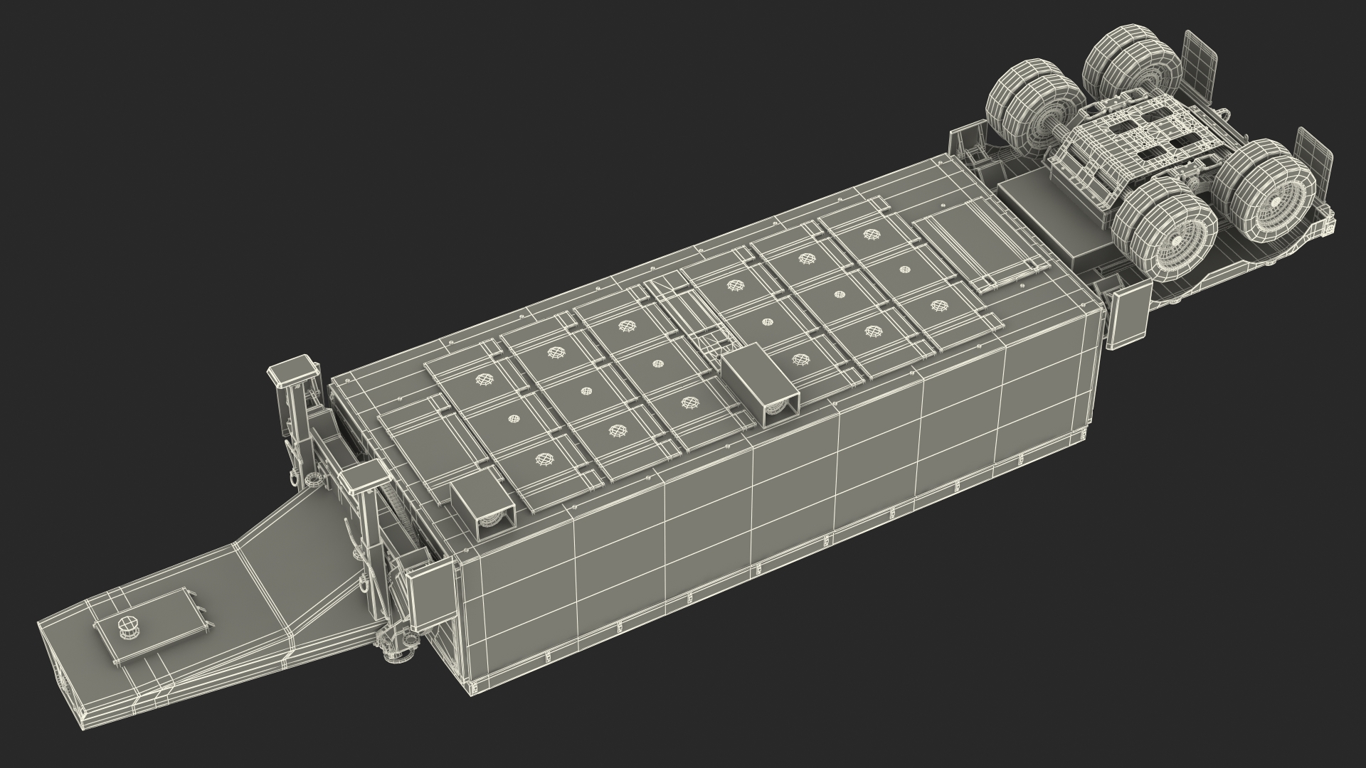 3D Camouflage AN TPY2 Radar Rigged