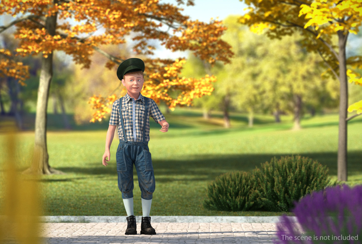 Vintage Boy Clothes 3D model