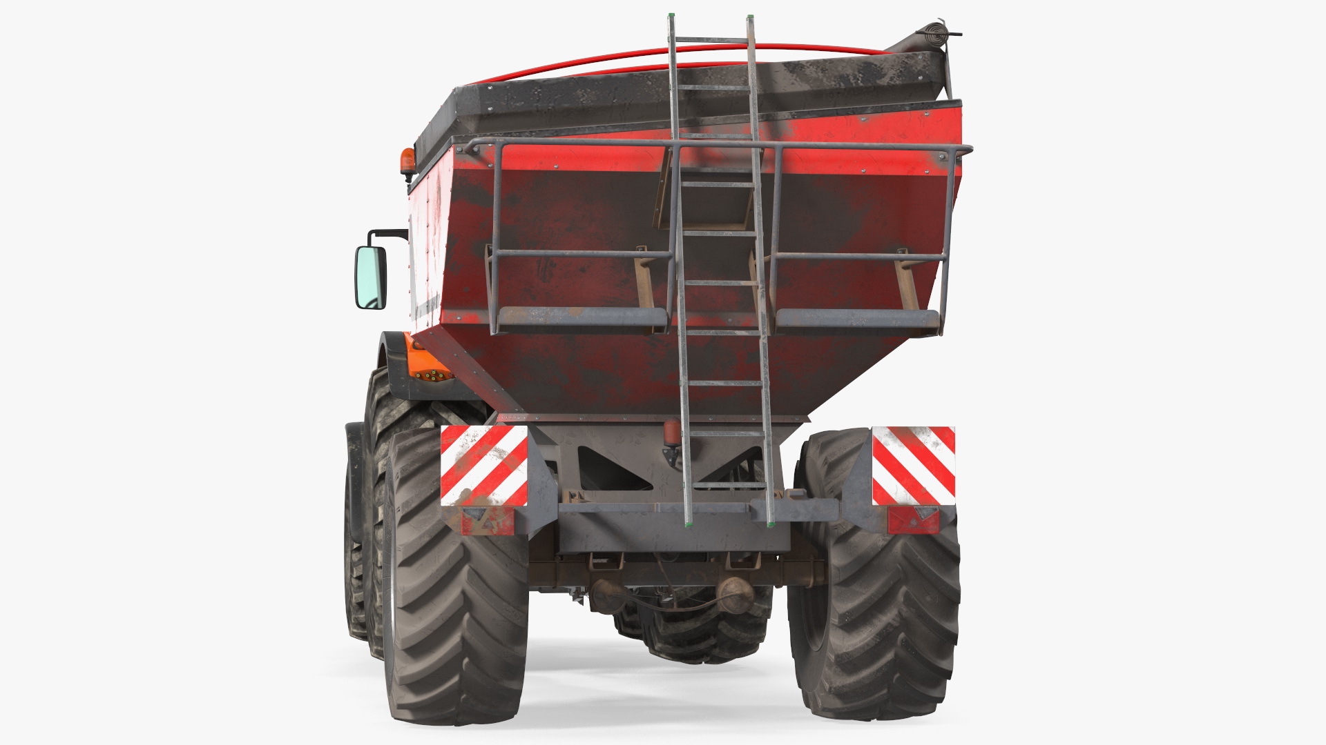 Generic Tractor Detailed Interior Dirty with Transbordeur 3D