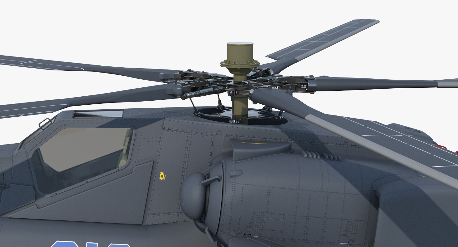 Attack Helicopter MI 28H Havoc Rigged 3D