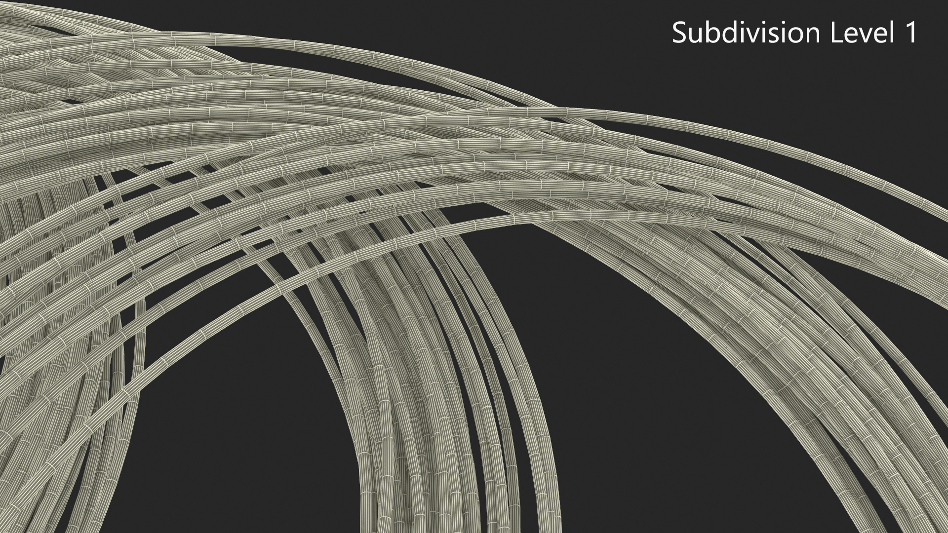 Twisted Cooper Wire 3D model