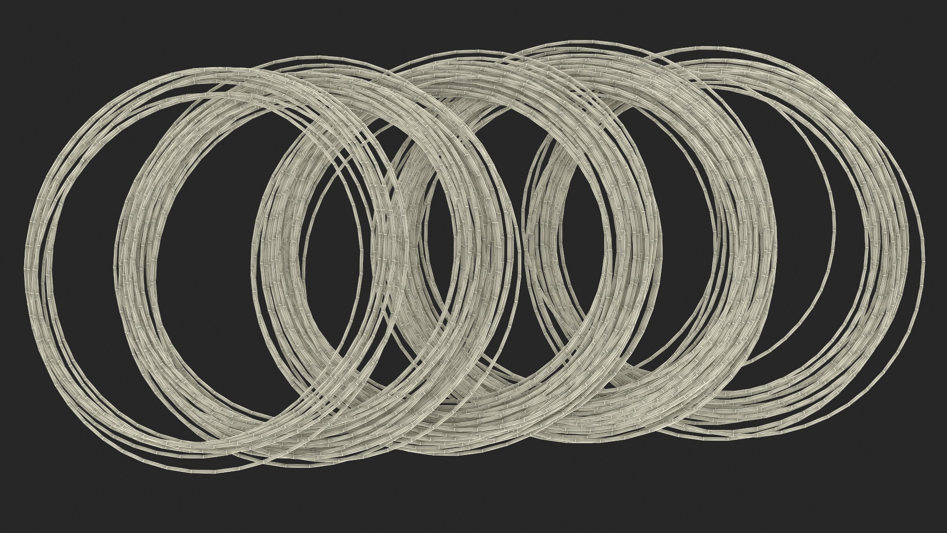 Twisted Cooper Wire 3D model