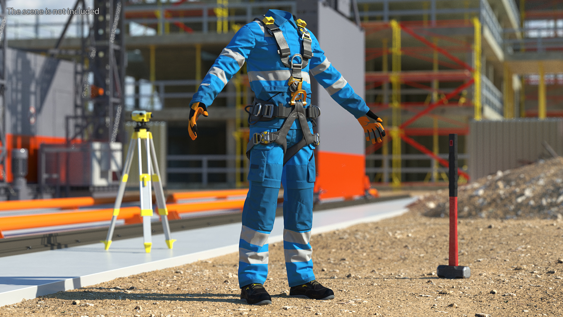 3D model Alpinist Worker Suit