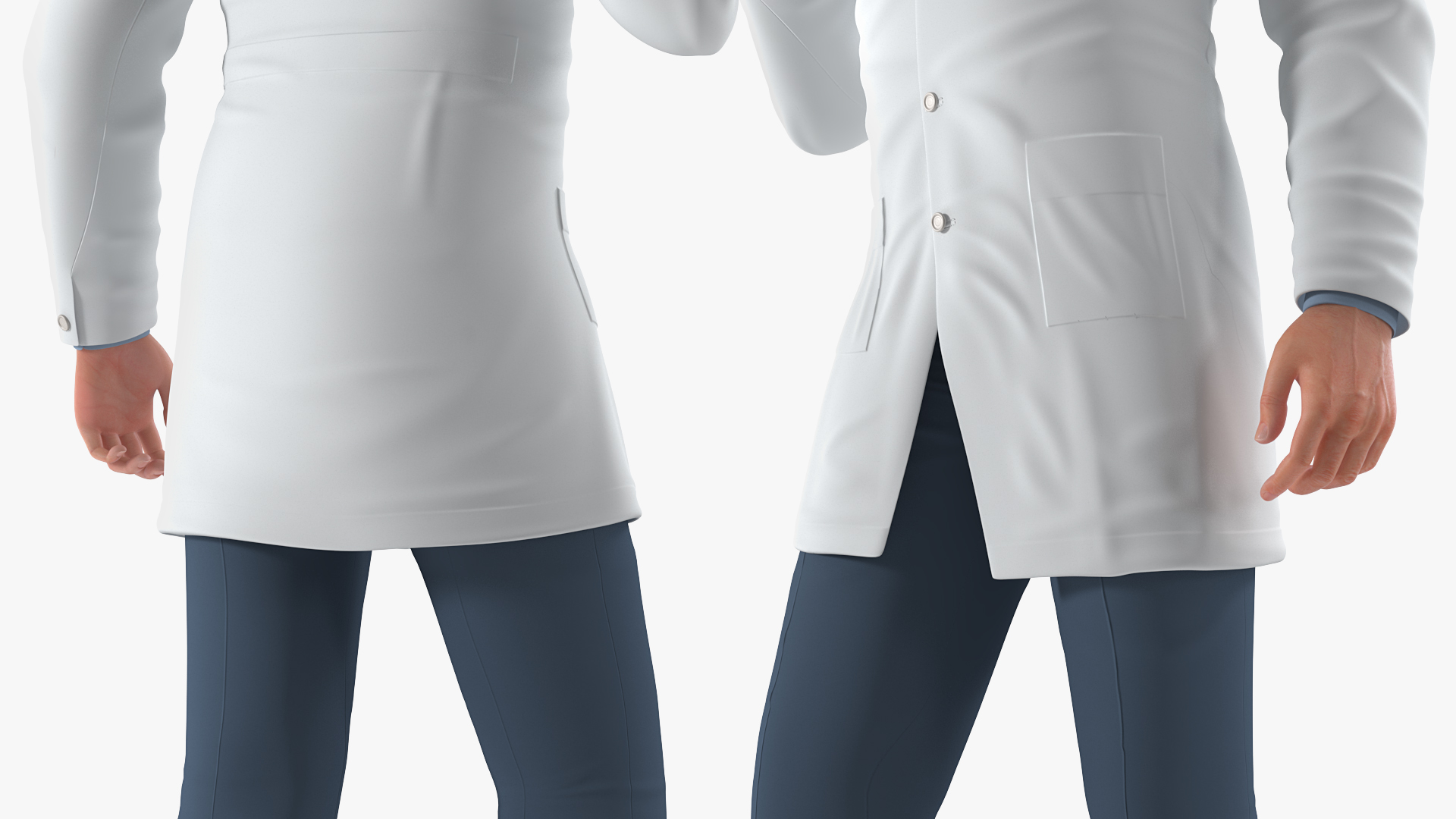 3D Male Doctor Rigged model