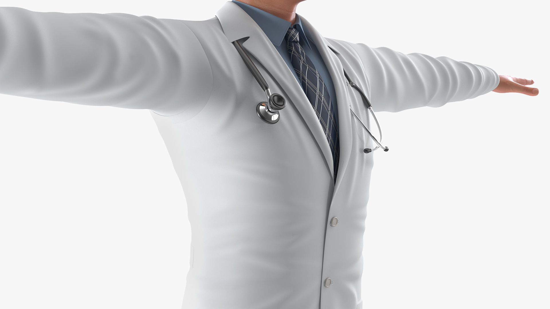 3D Male Doctor Rigged model